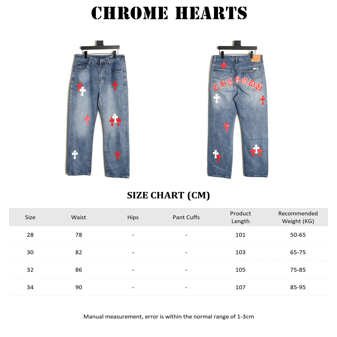 Ch**me He**ts jeans