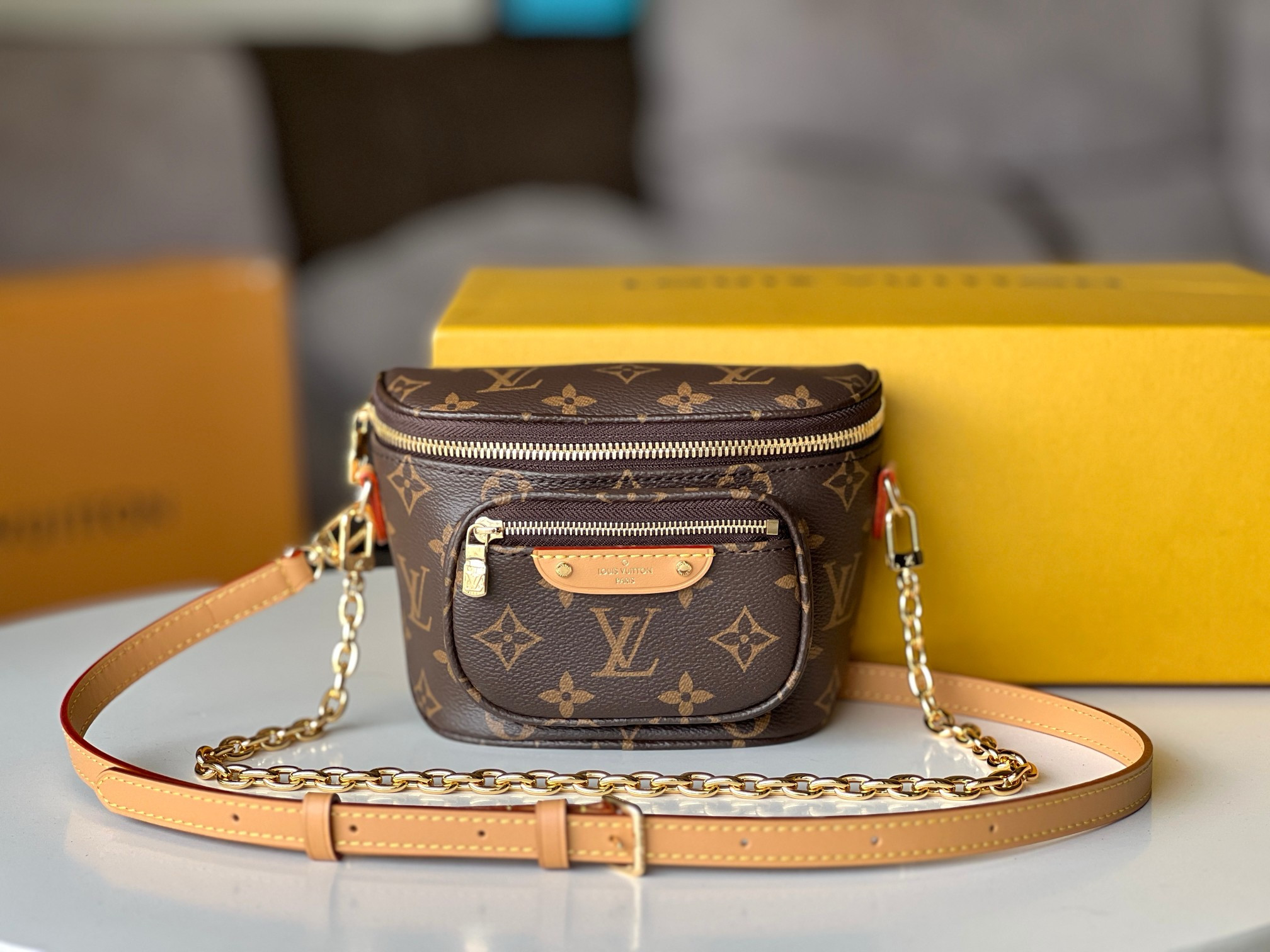 LV M82335 Mini Bumbag 6.7 x 4.7 x 3.7 inches