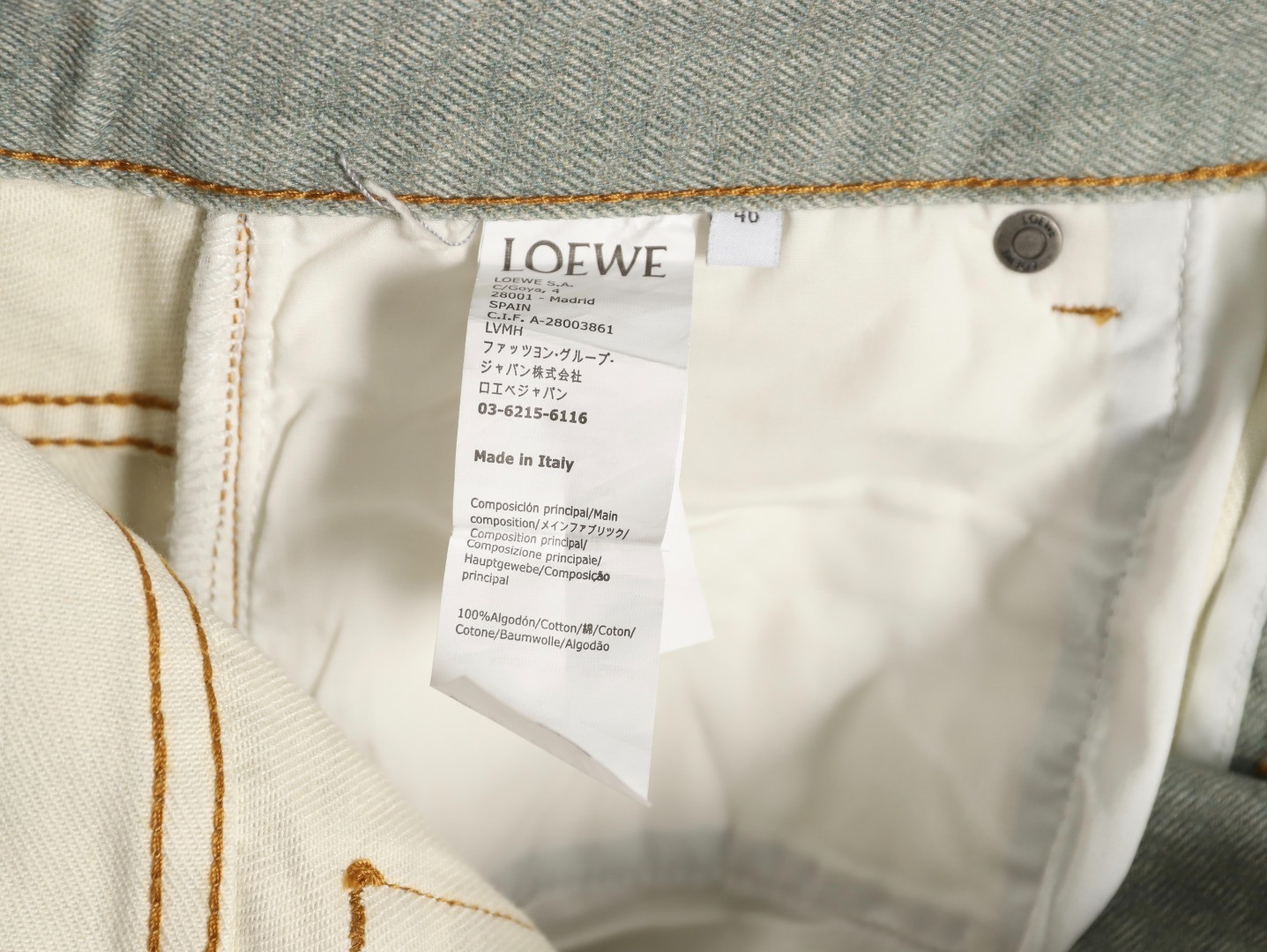 L0ew* jeans suit