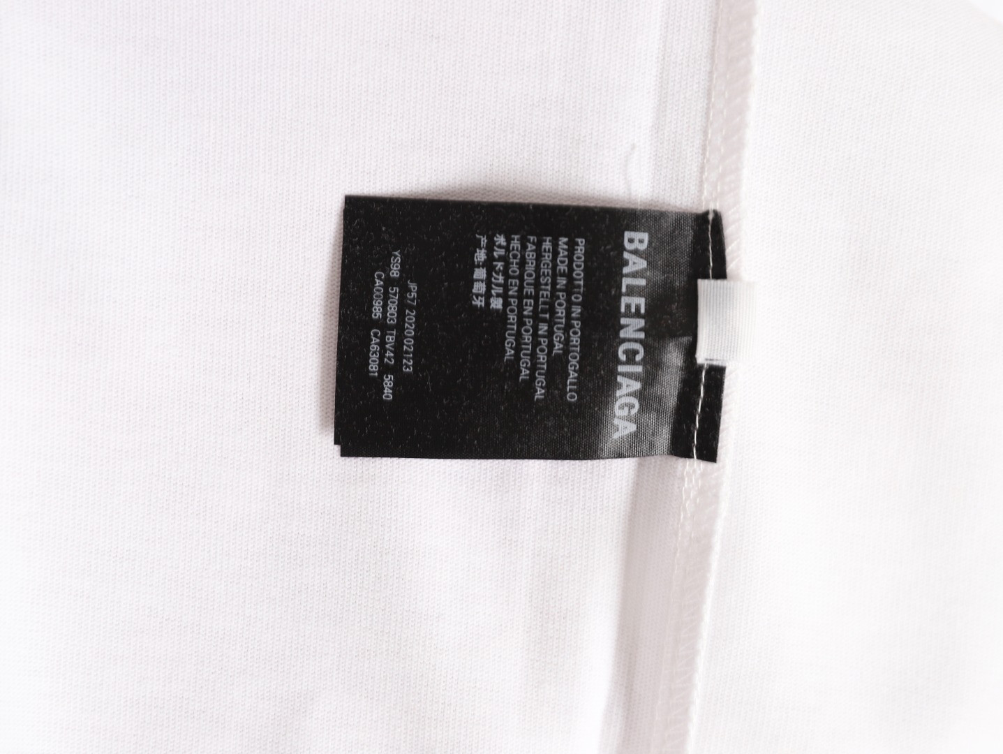 Ba*len*cia*ga 24ss short-sleeved t-shirt