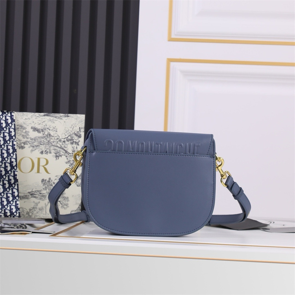 medium D*or bobby bag navy box calfskin