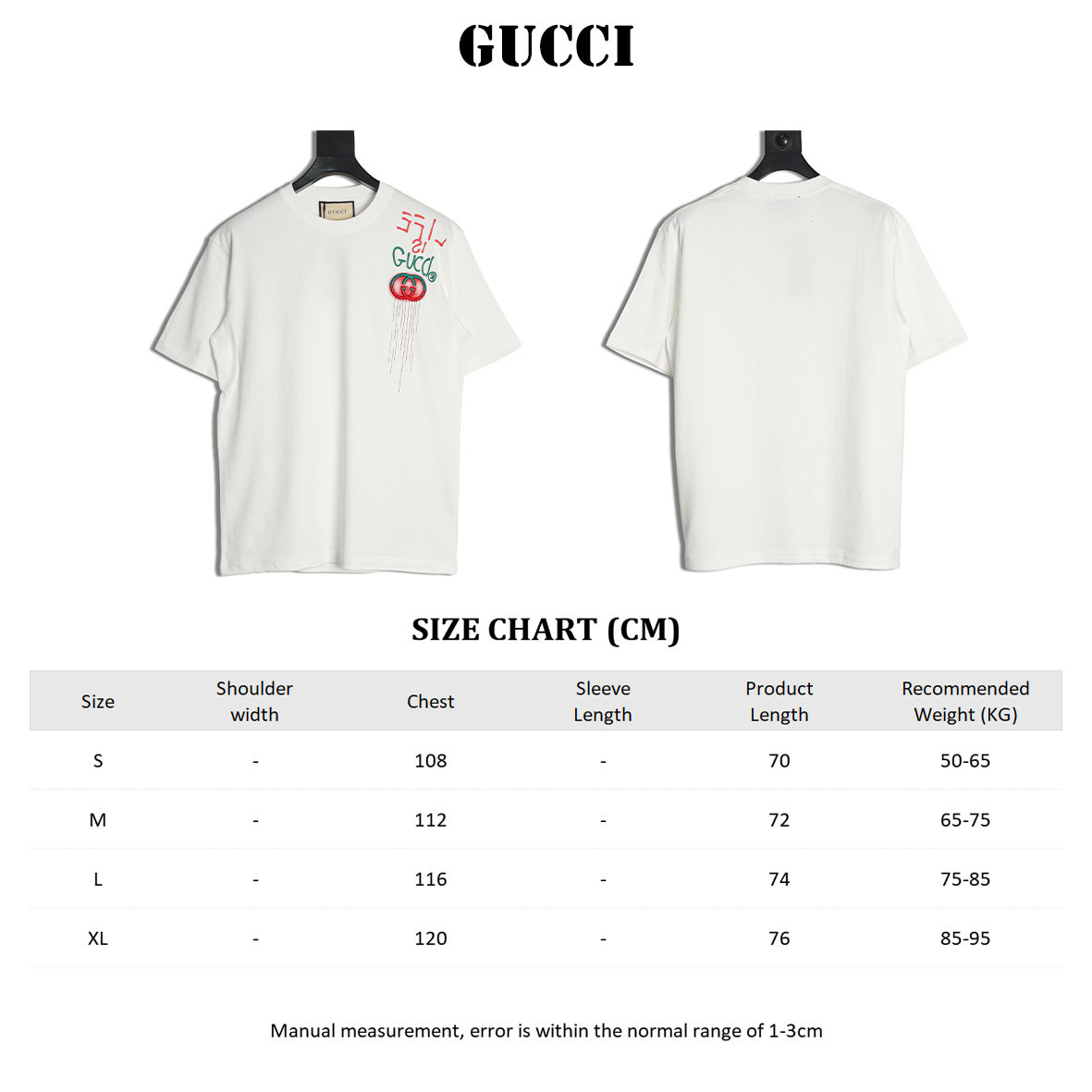 G*u*i 25ss short-sleeved t-shirt