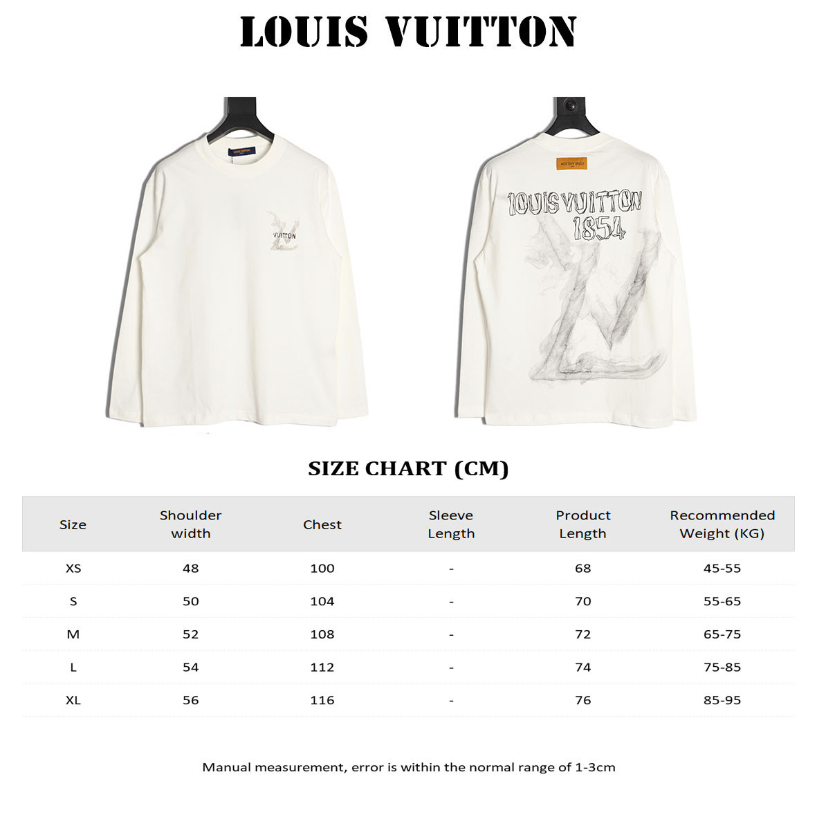 l0*is V*t0n long-sleeved t-shirt