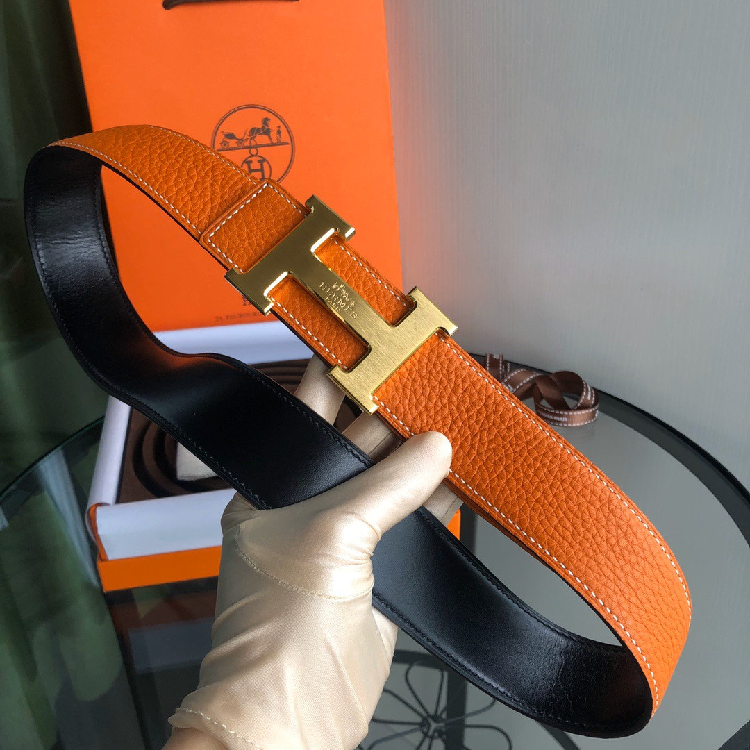 H**mes men belt