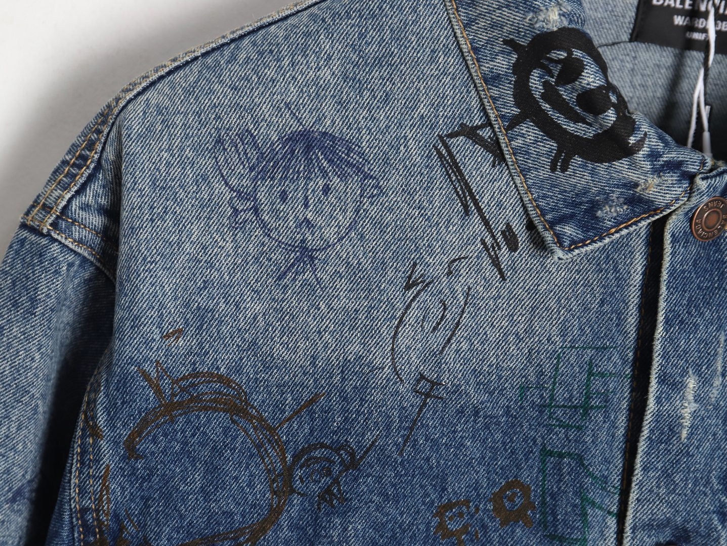 Ba*len*cia*ga denim coats