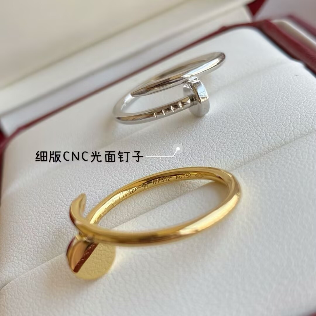 Ca*t*er smooth nail ring