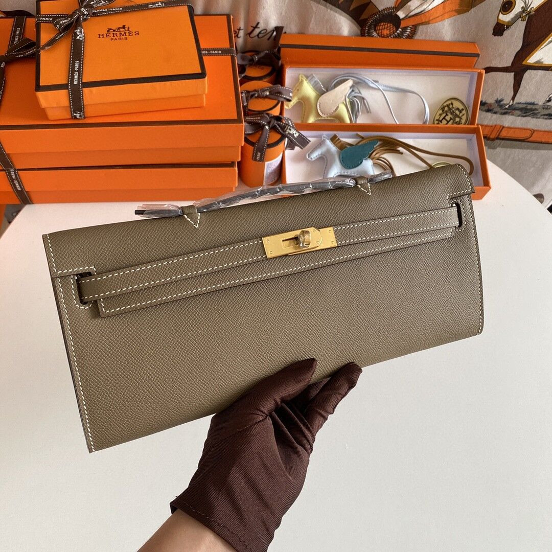H**mes kelly cut 31cm epsom leather