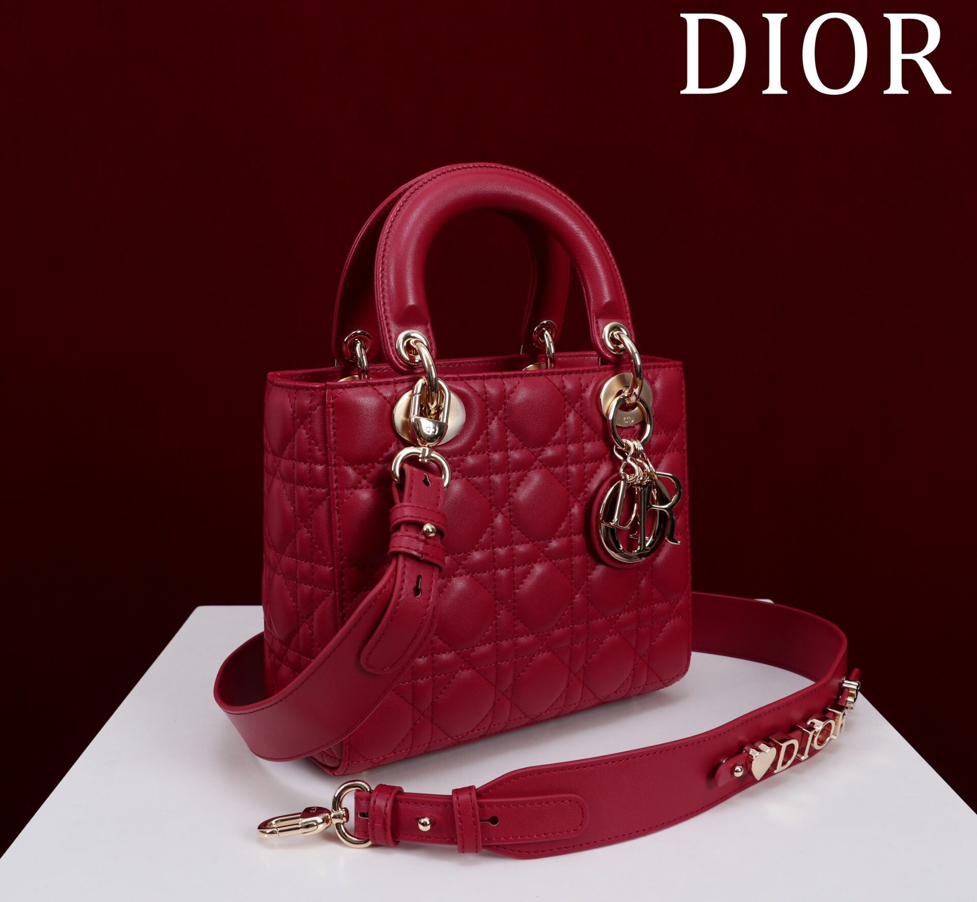 small lady D*or my abcD*or bag 20 x 17 x 8 cm