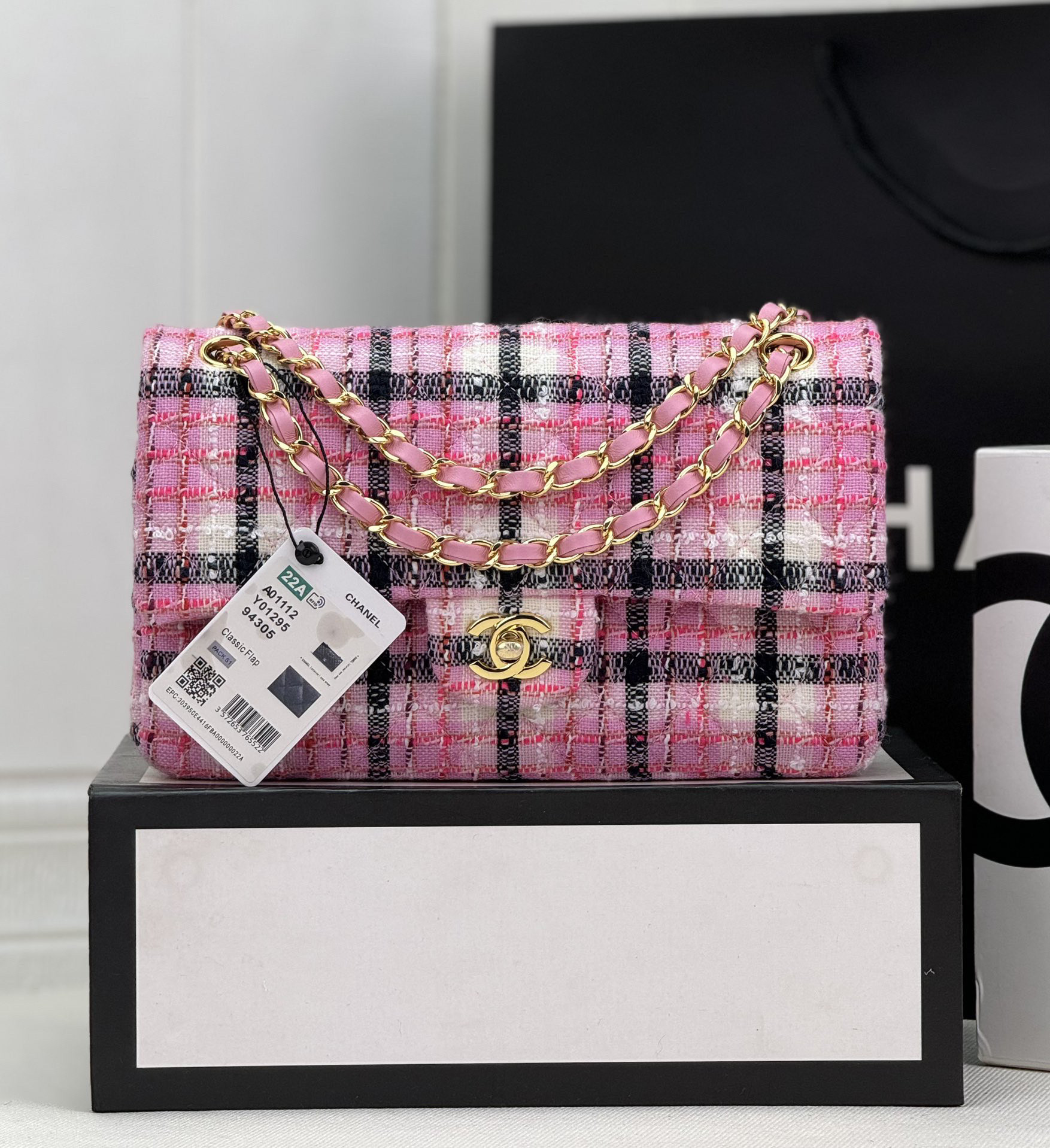 Ch*el classic handbag 25cm