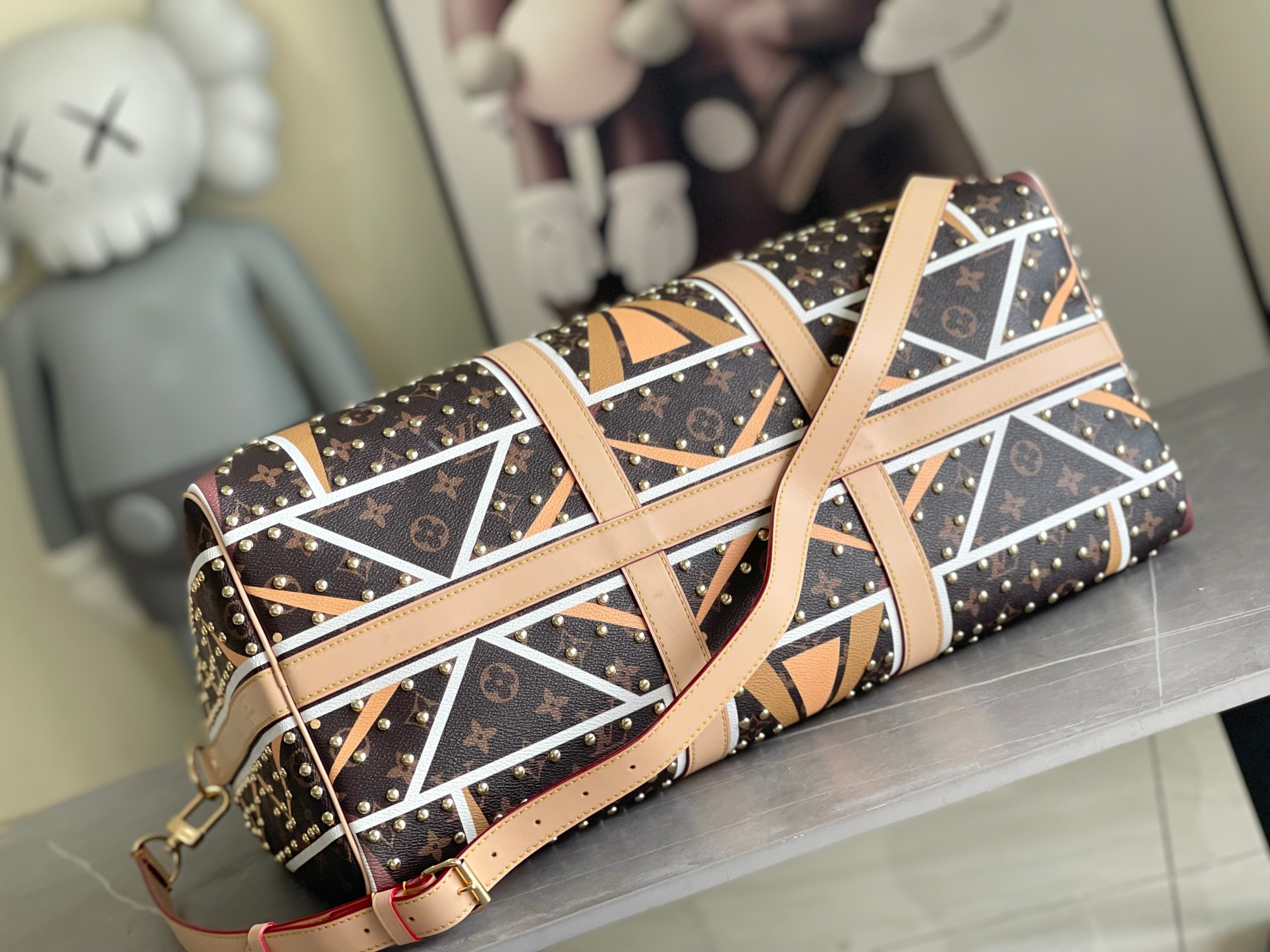 LV  keepall bandoulière 50 M11577 50.0 x 29.0 x 23.0cm