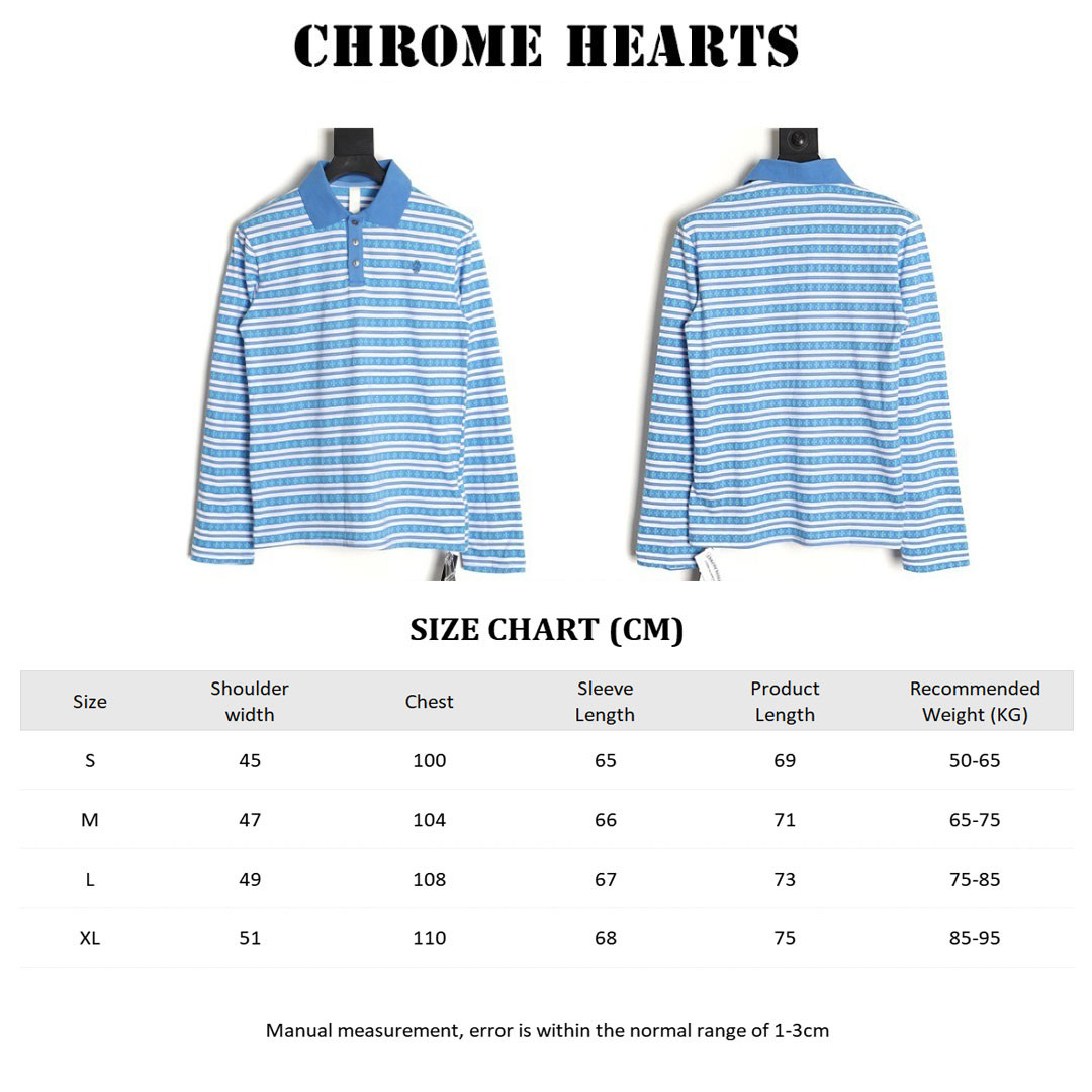 Ch**me He**ts 25fw polo shirt