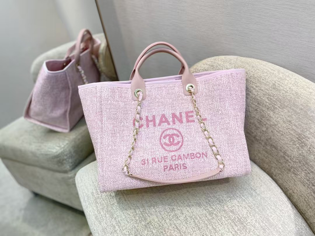 Ch*el deauville tote 38cm 38-30-18cm