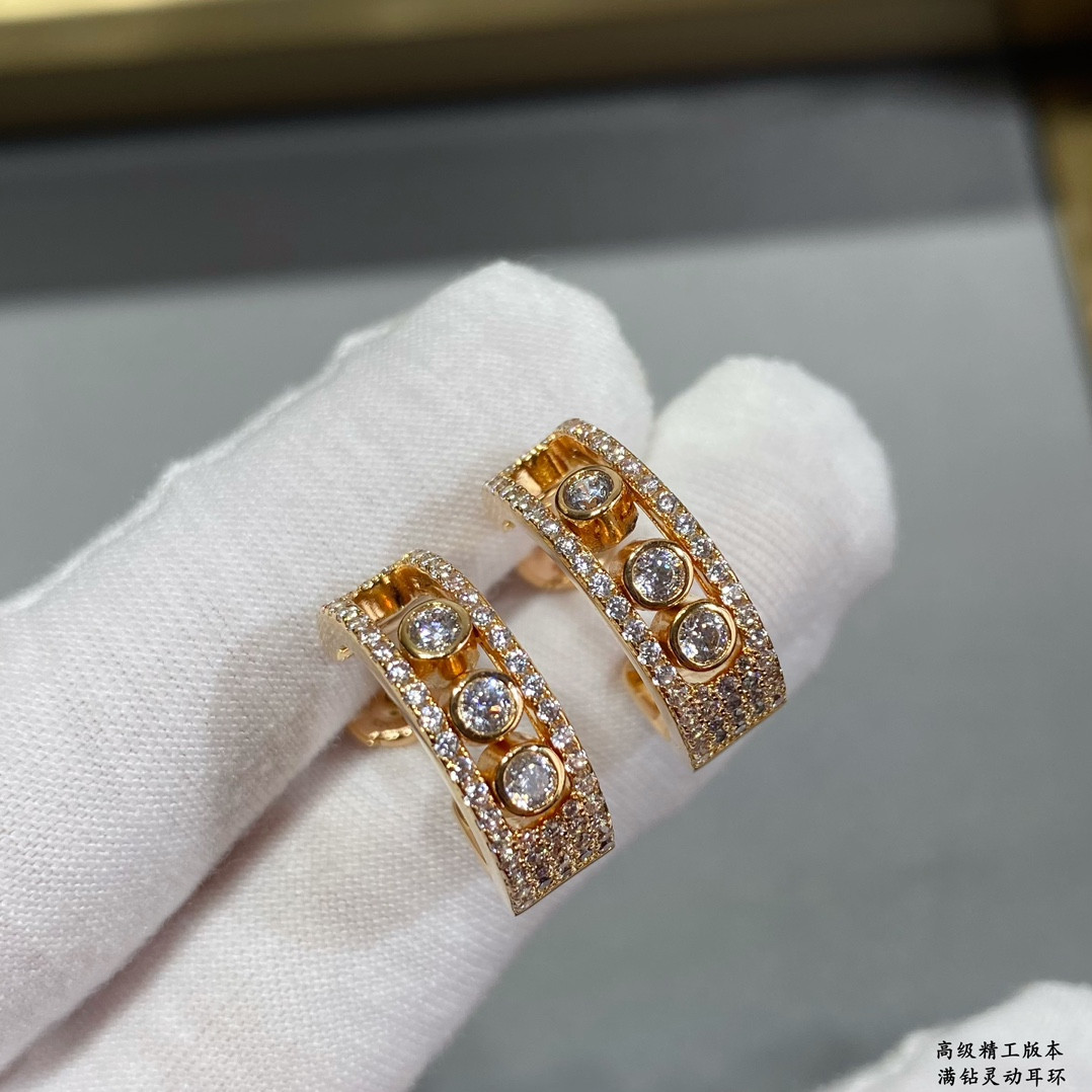 messika full Di*m*nd moving earrings