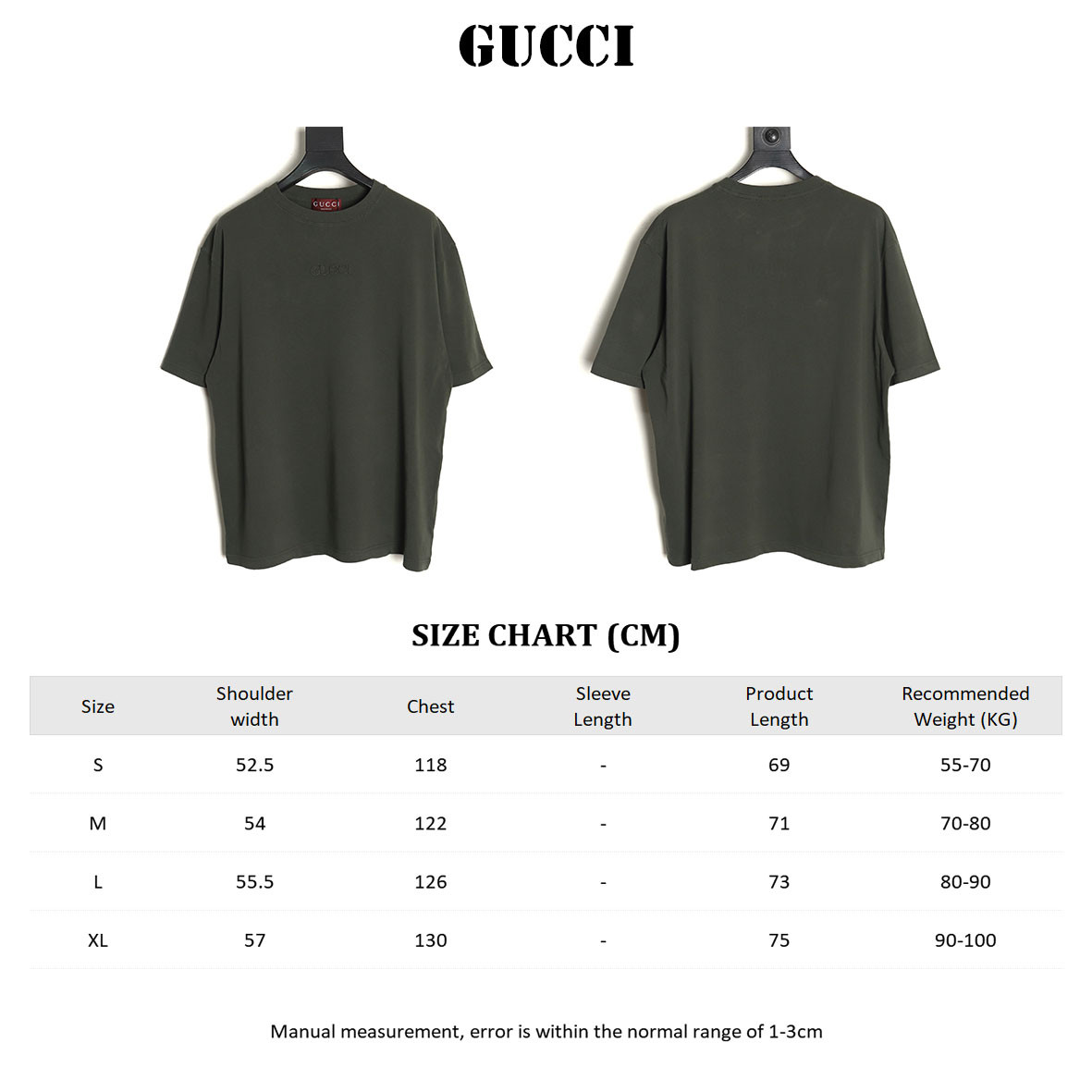 G*u*i 25ss short-sleeved t-shirt