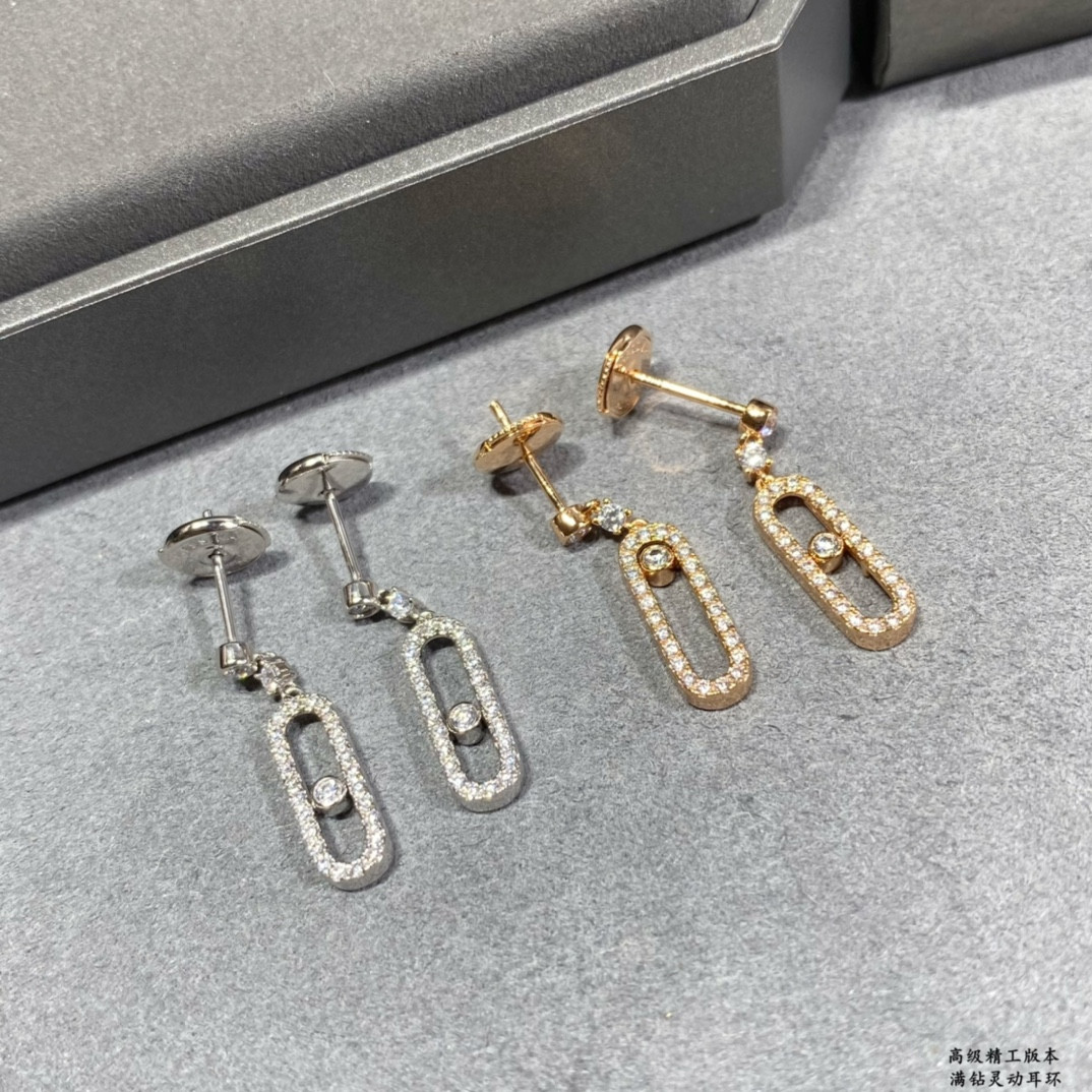 messika full Di*m*nd moving earrings