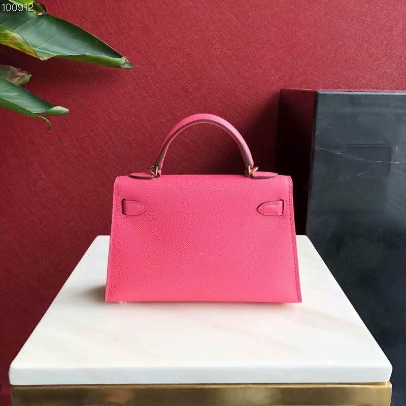 H**mes epsom handmade kelly mini 19