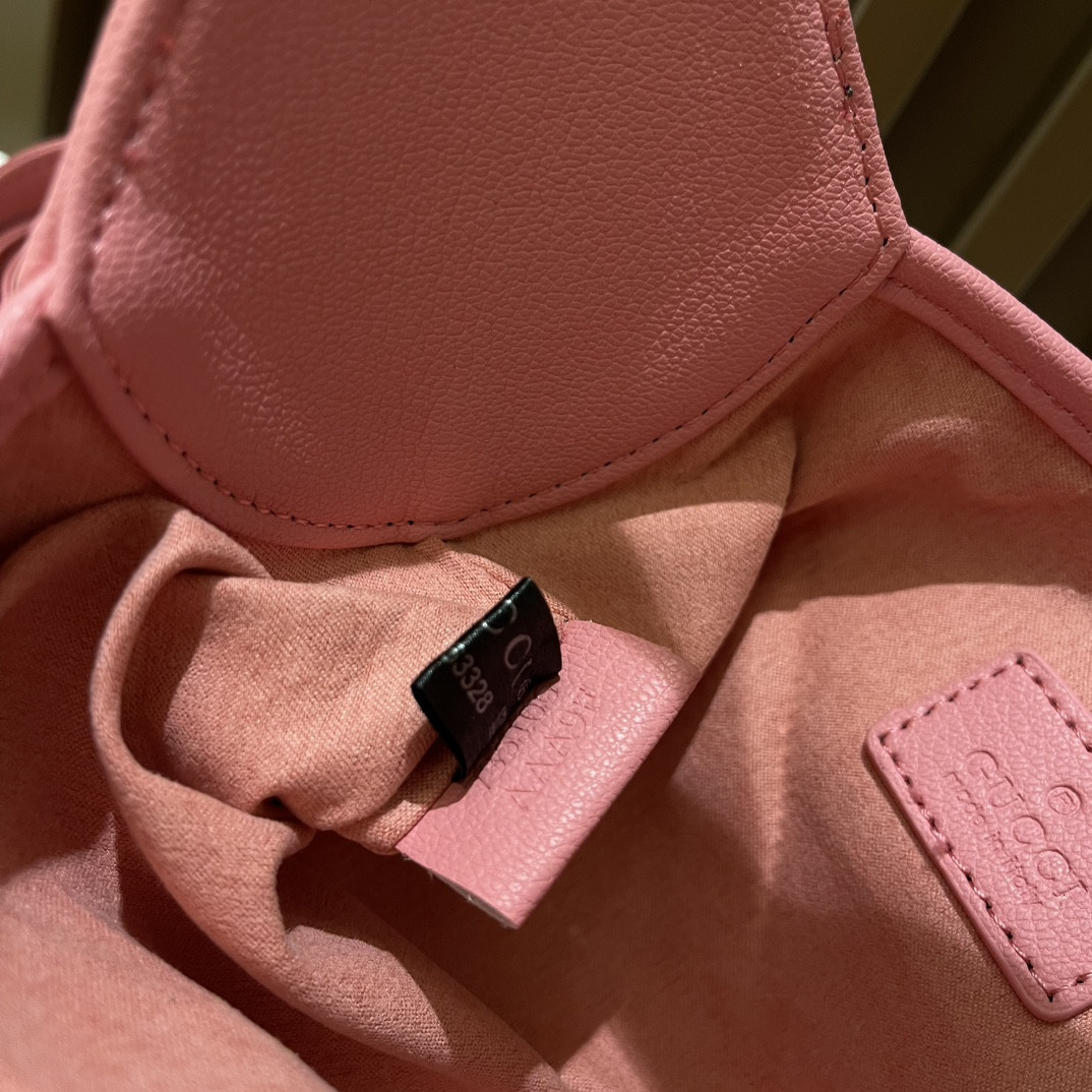 G*u*i aphrodite shoulder bag pink 27 x 13.5 x 2 cm