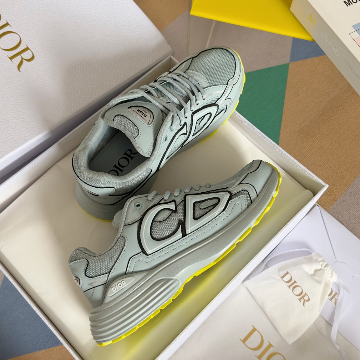 ua D*or b30 sneaker blue mesh and technical fabric