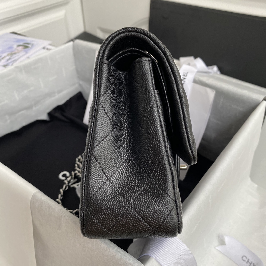 Ch*el classic flap bag 15.5×25.5×6.5cm