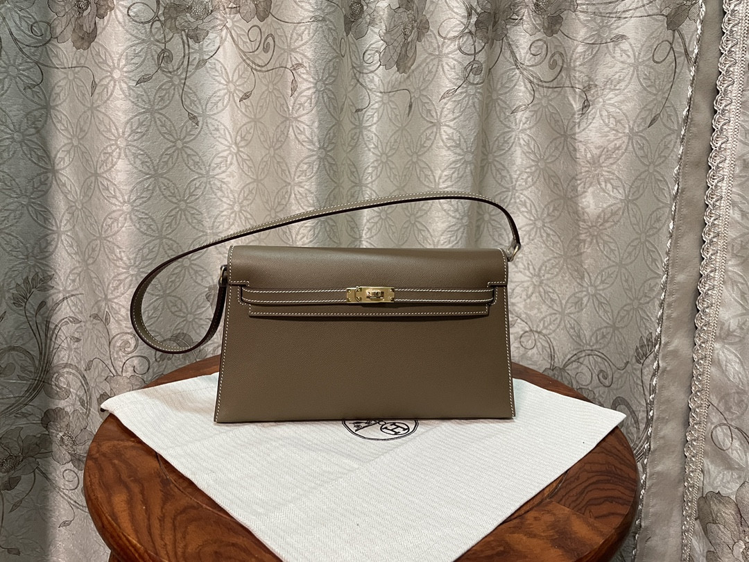 Hermès Kelly Elan Epsom16x27.8x4cm