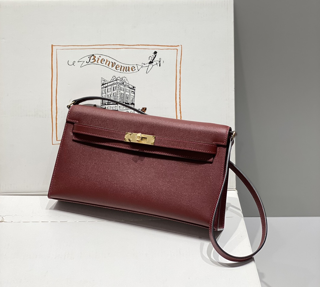 Hermès Kelly Elan Epsom16x27.8x4cm