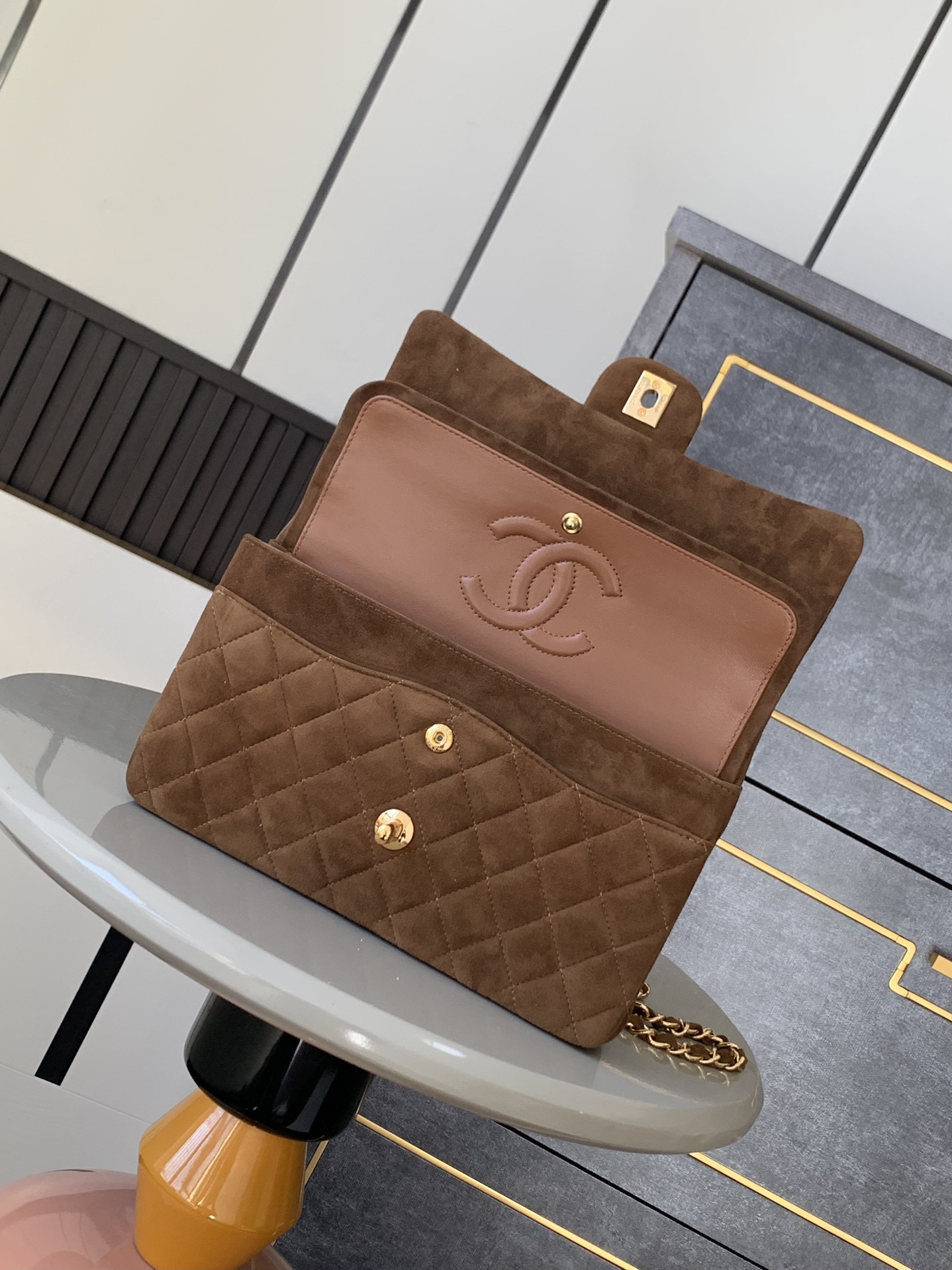 Ch*el classic 11.12 handbag 25 15.5×25.5×6.5cm