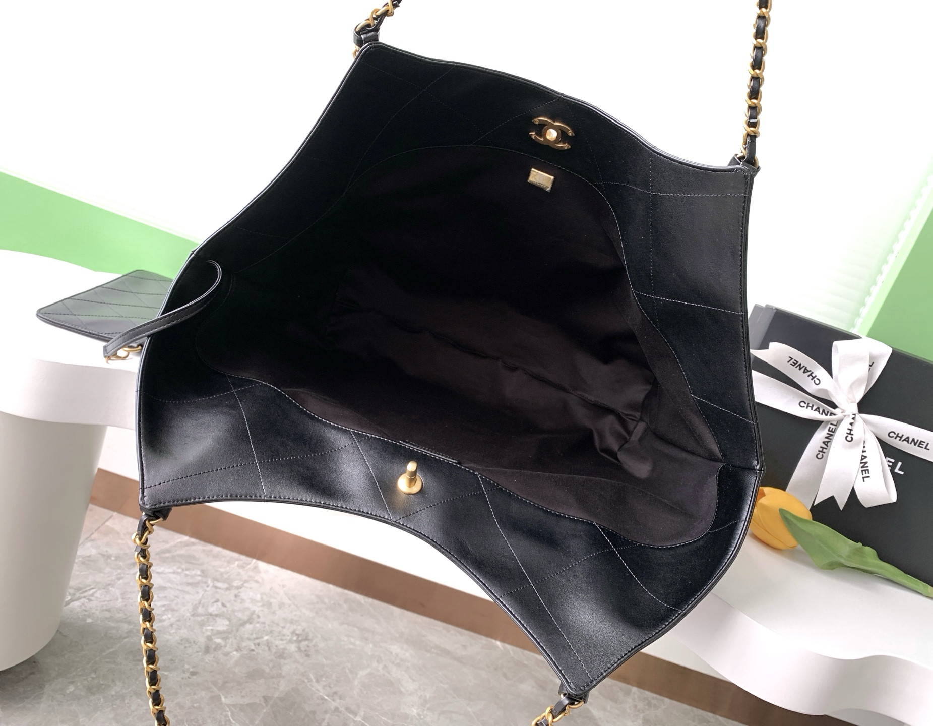 Ch*el maxi shopping bag as5463 36 x 59 x 13cm