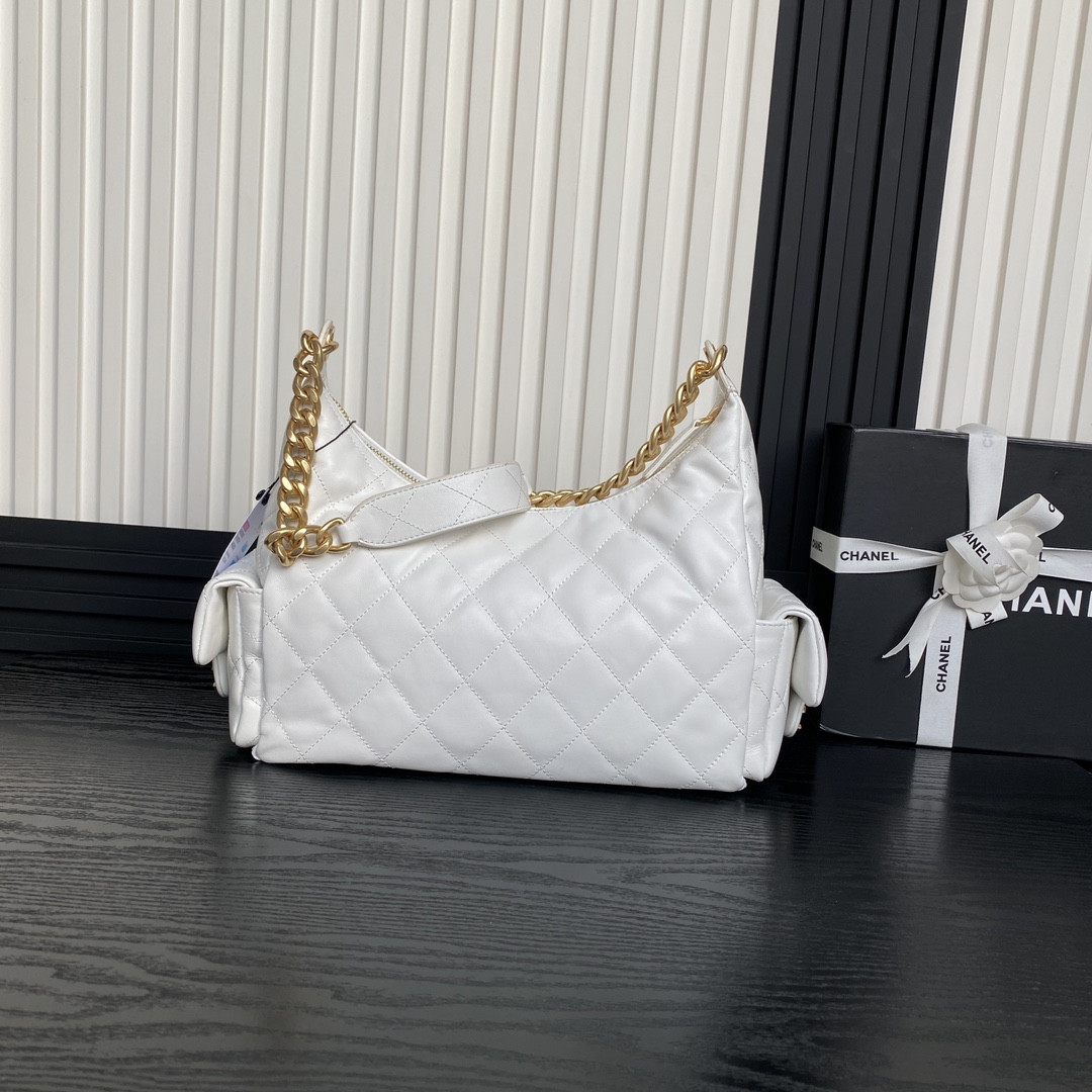 Ch*el 25c maxi hobo bag 27×35×18cm