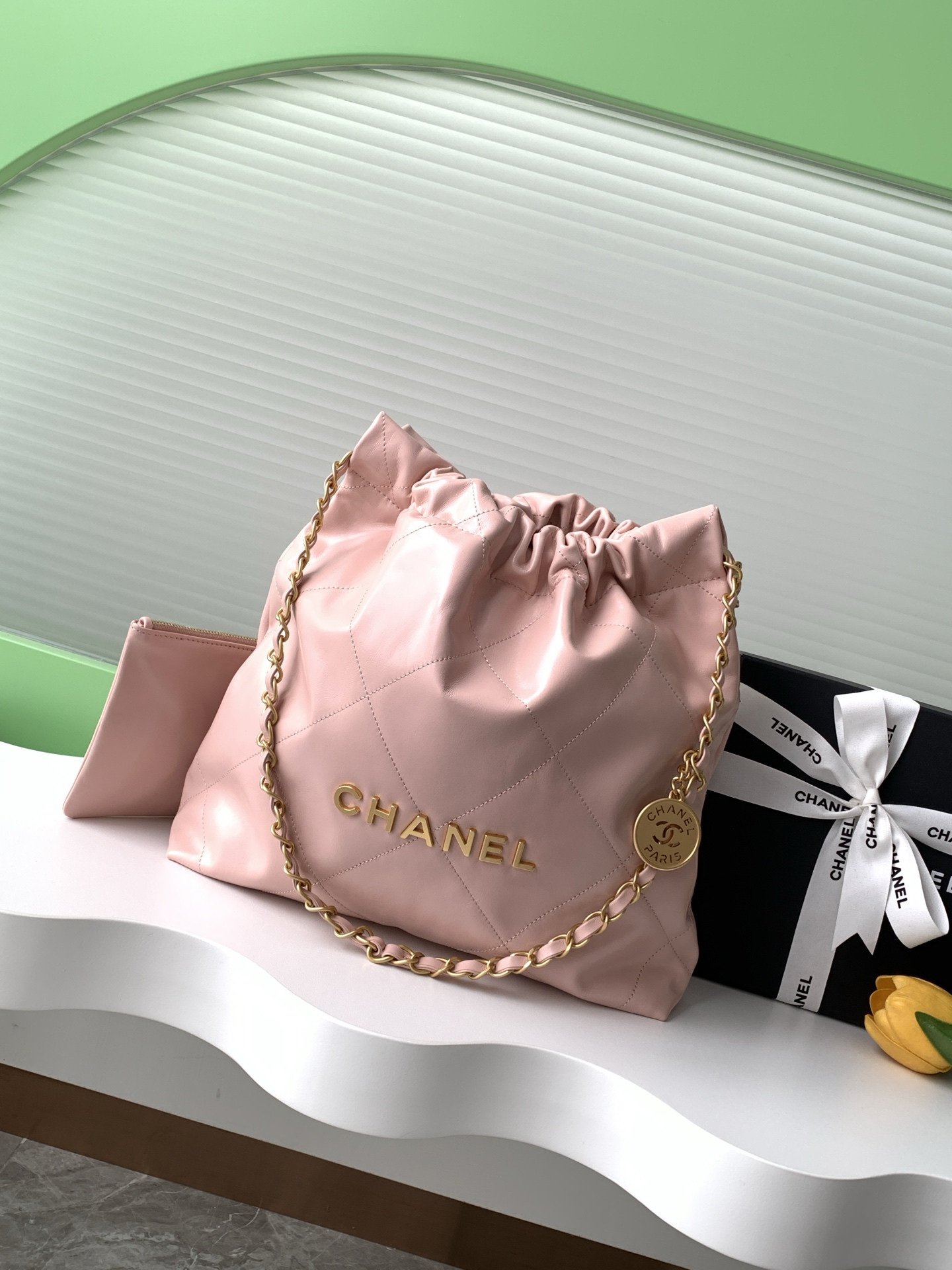 Ch*el 22 small handbag as3260 35x37x7cm