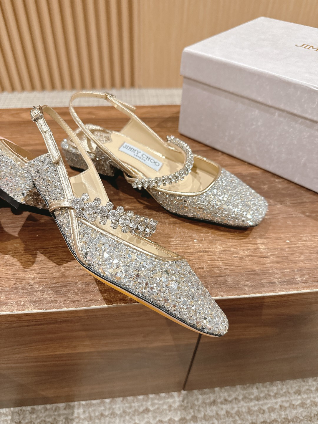 ua Ji*y Ch* belinda slingbacks 3.5cm