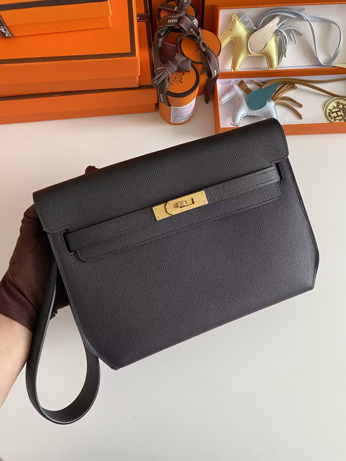 Hermès Kelly Depeches epsom 25cm