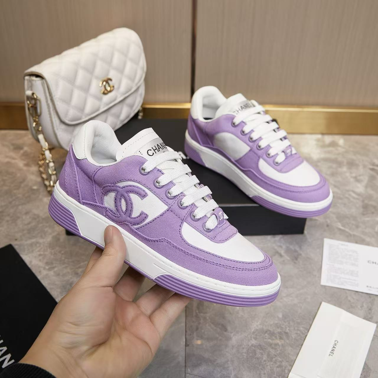 UA Ch**el COCO Sneaker Canvas