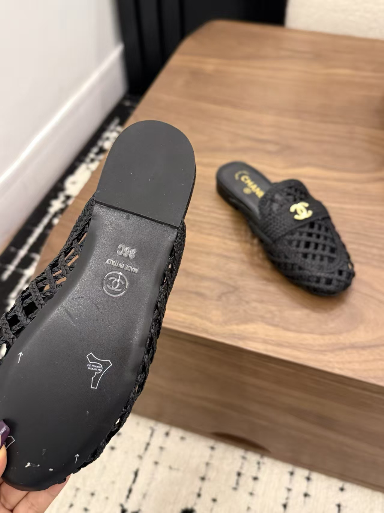 UA Chanel Mules