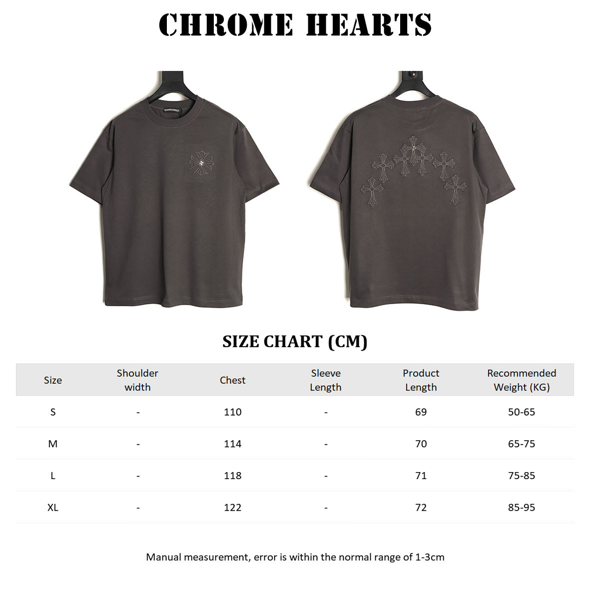 Ch*0me He**ts short-sleeved t-shirt