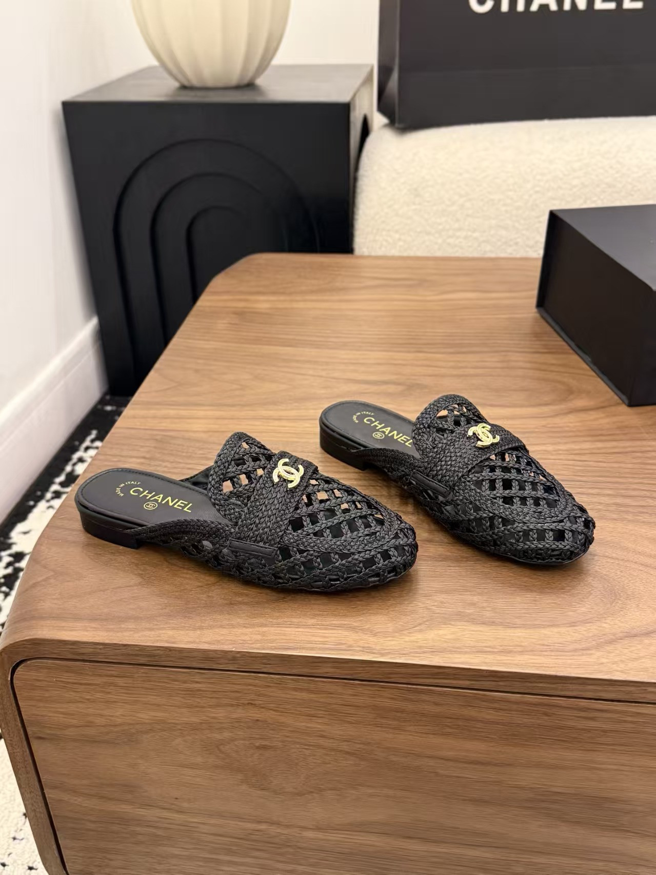UA Chanel Mules