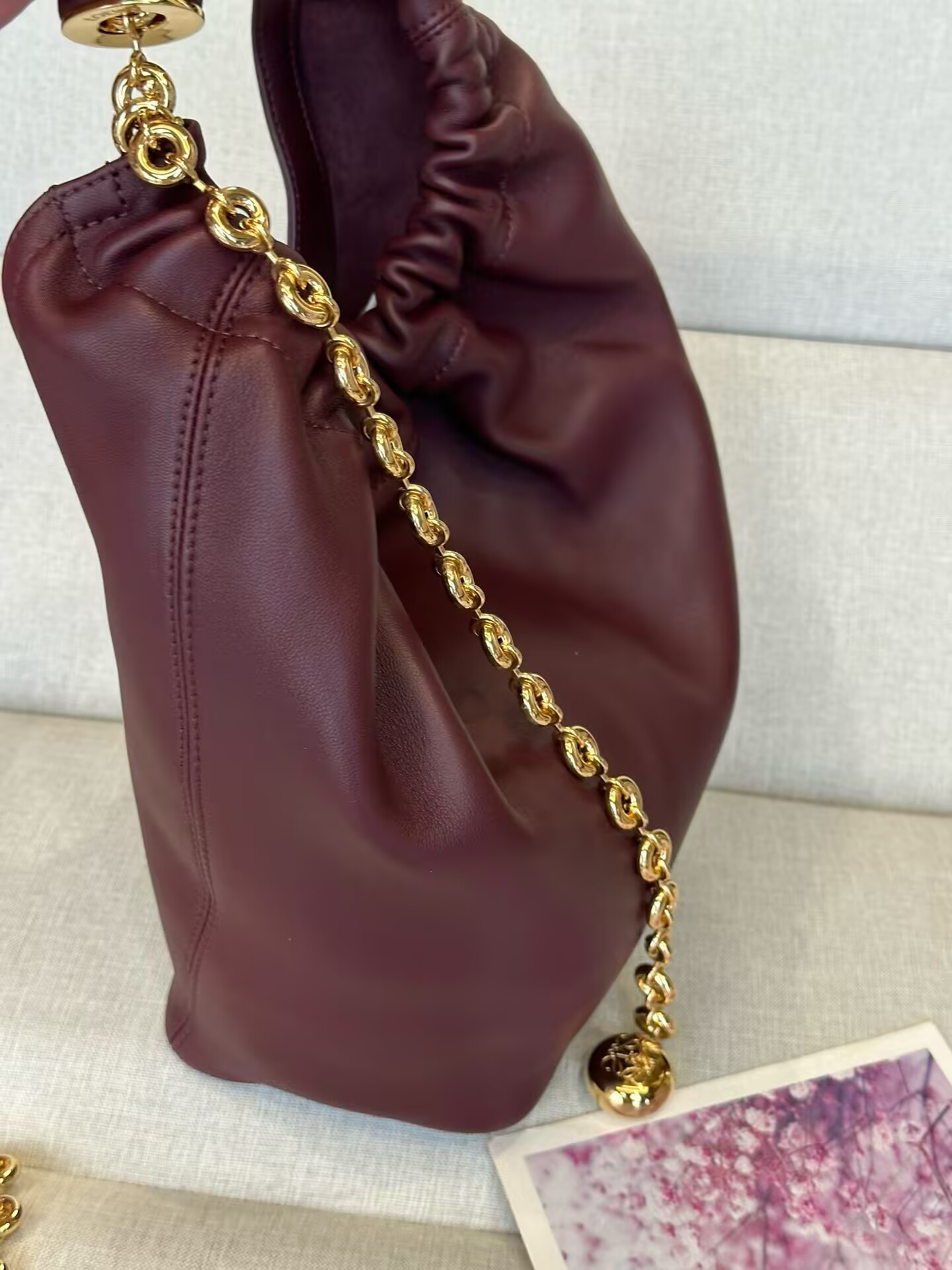 LOEWE Small Squeeze bag in mellow nappa lambskin 29x10.5x24cm