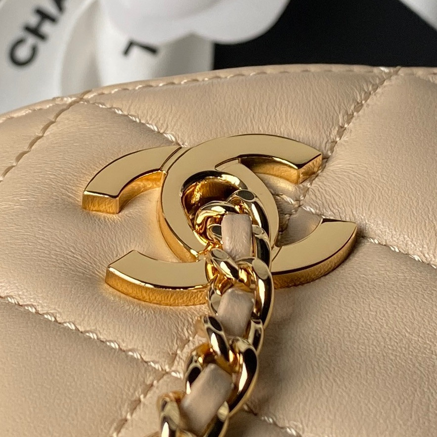 CHANEL Chain Shopping Tote Bag AS6248 24.5x16x7.5cm