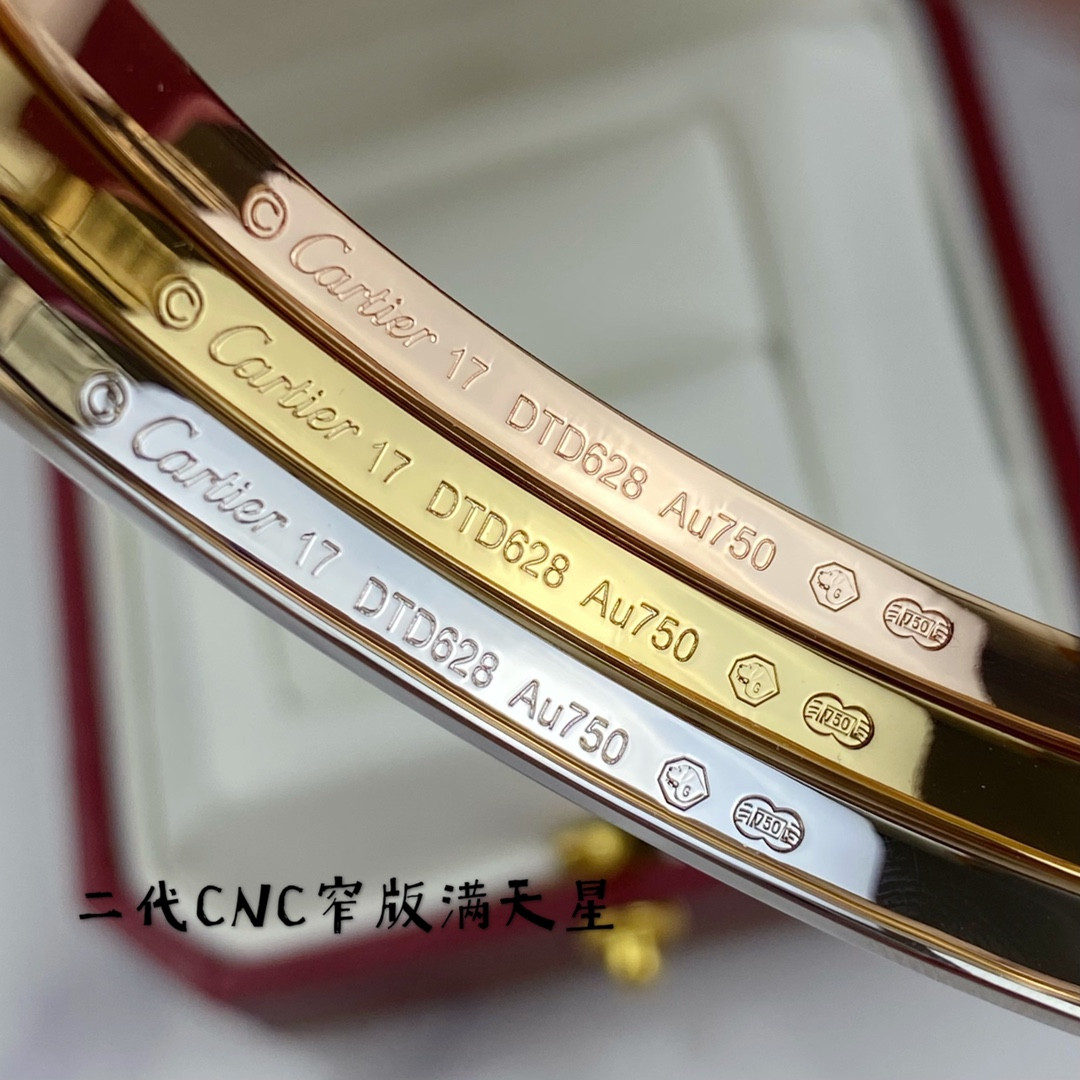 Ca*t1er Narrow Gypsophila D1am0nd Bracelet(No returns or exchanges accepted)