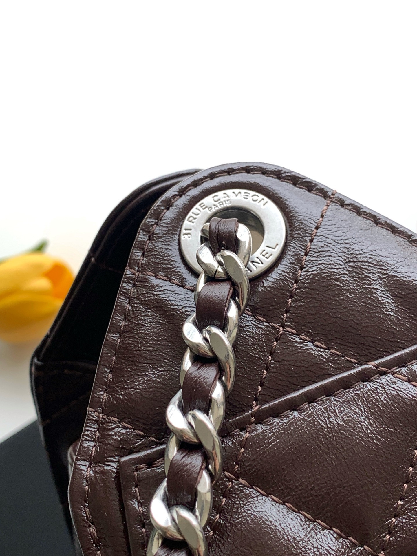 CHANEL 25C Bucket Bag 20x22x12.5cm