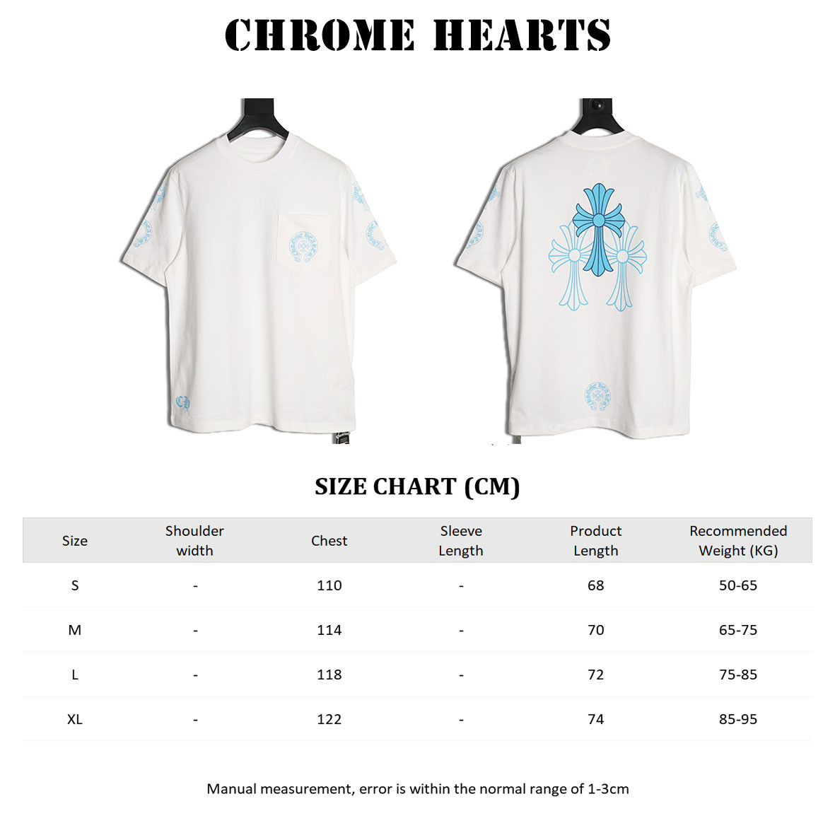 Ch*0me He**ts short-sleeved t-shirt