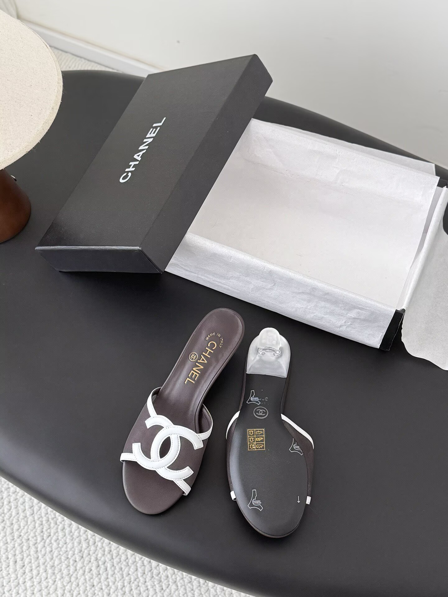 UA Chanel Sandals 4.5cm Heel
