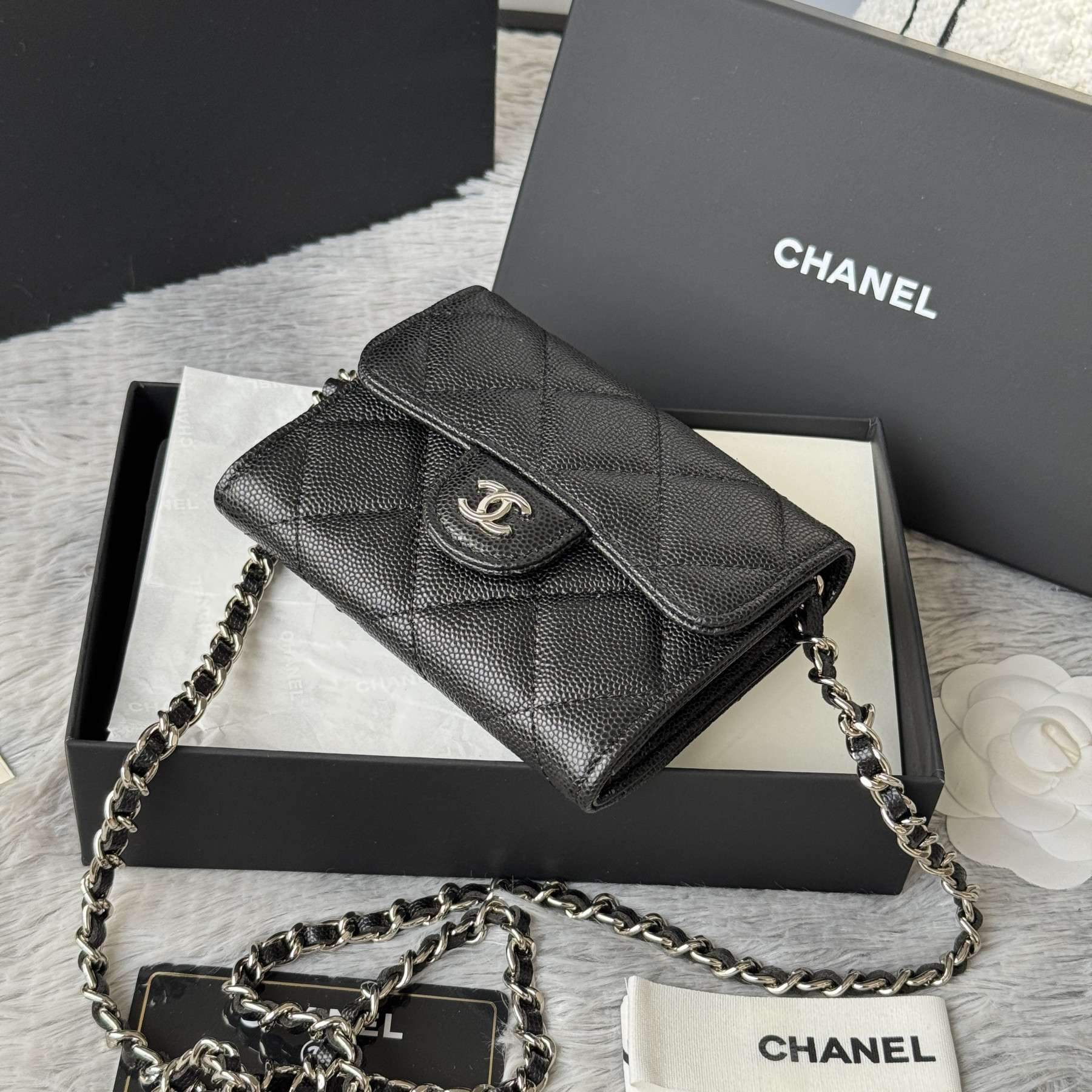 Chanel Wallet on Chain 8.5x12.5x2.5cm