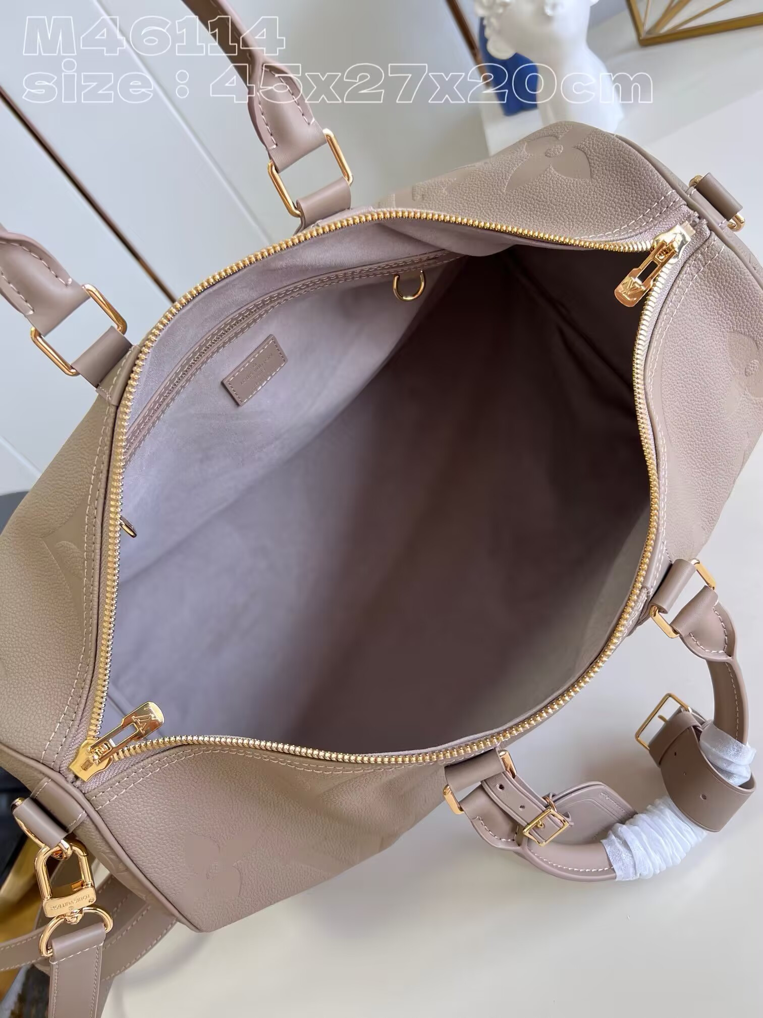 LV KEEPALL BANDOULIÈRE 45 Travel Bag M46114 27x20x45cm