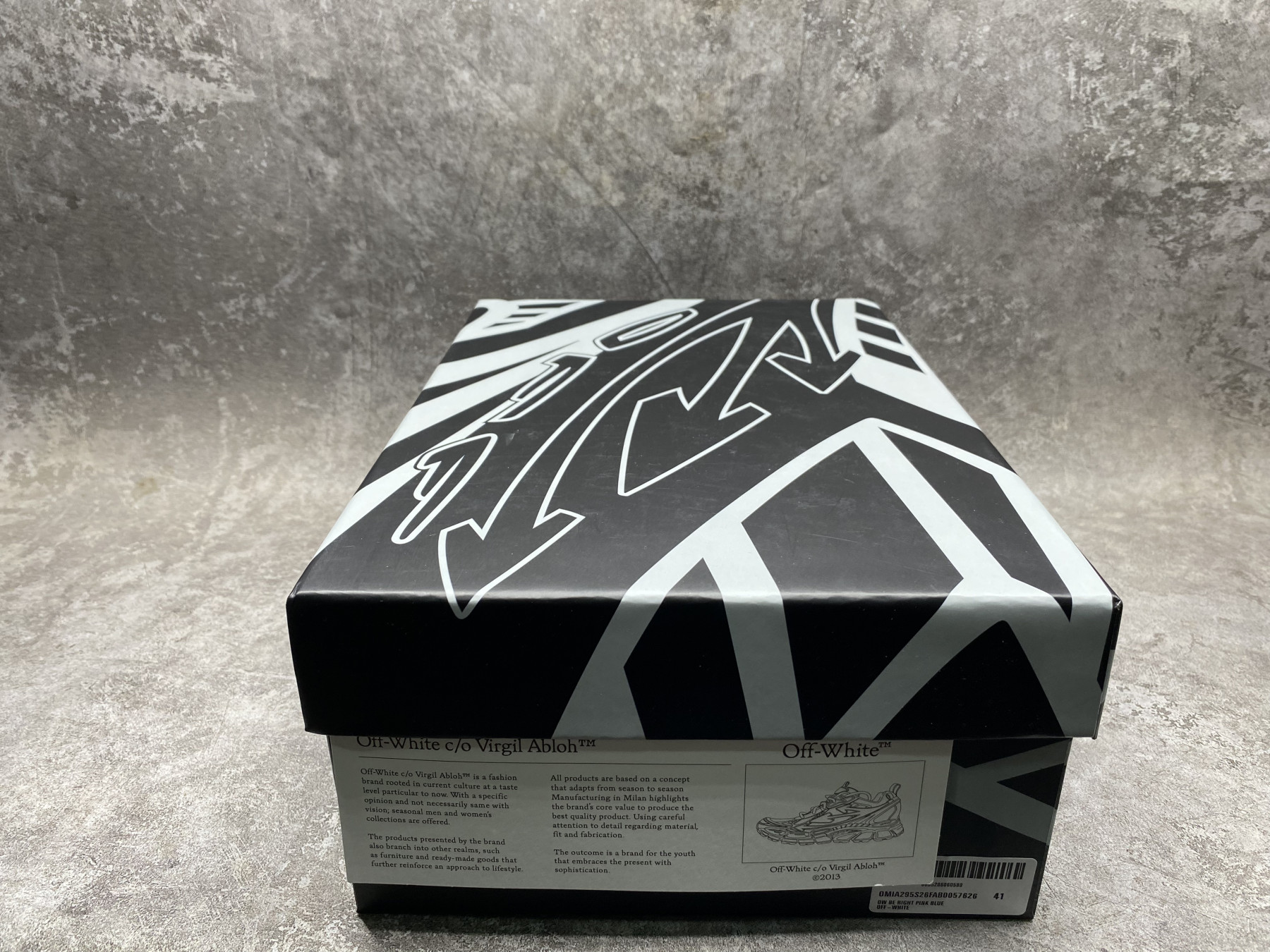 UA Off-White "BE RIGHT BACK"
