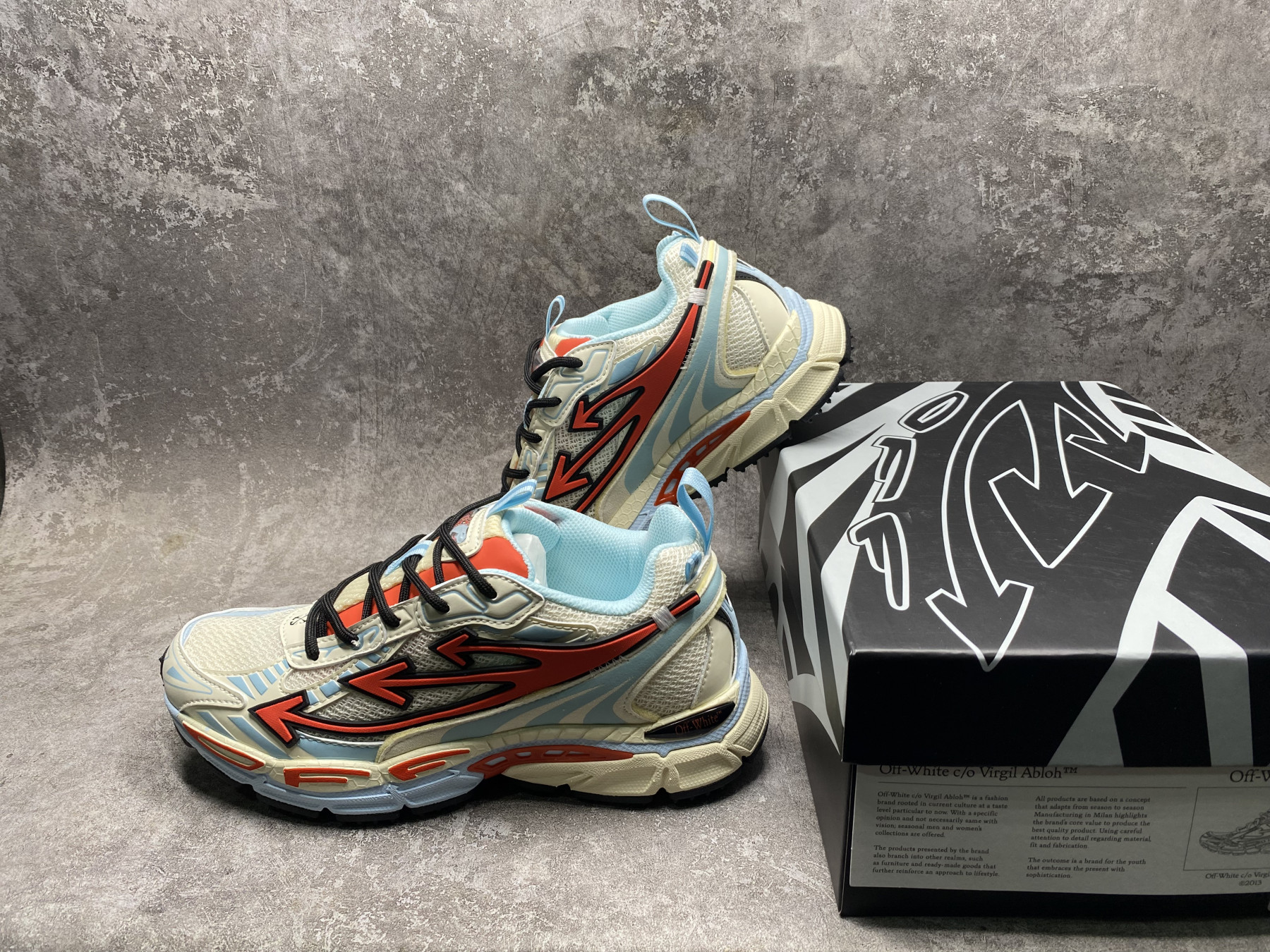 UA Off-White "BE RIGHT BACK"