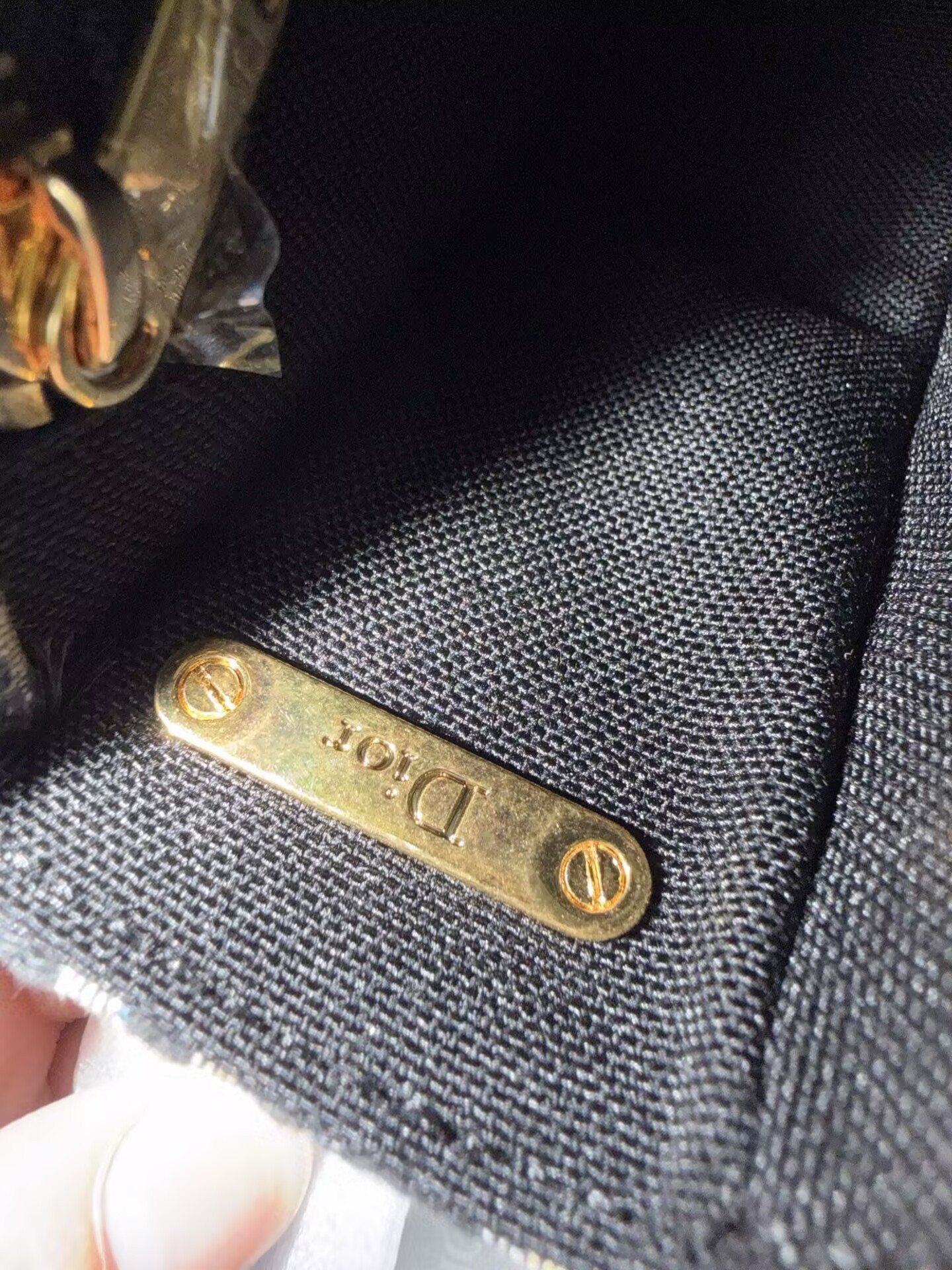 Dior Médaillon Flap Bag 22x13x9.5cm
