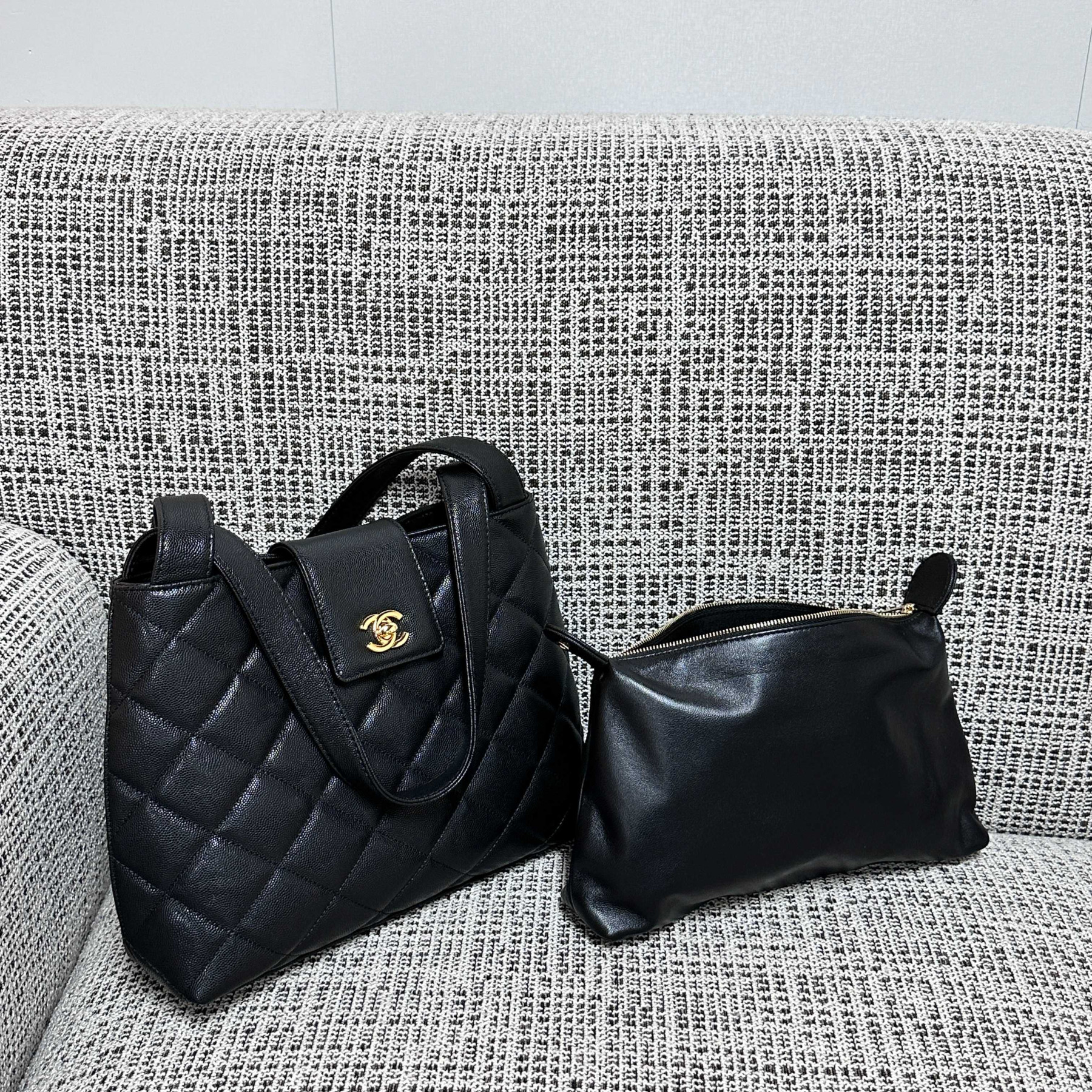 Chanel Shoulder Tote Bag 29x10x23.5cm