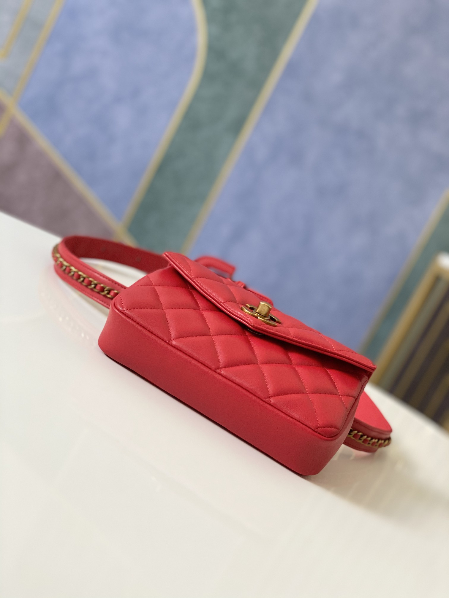 Chanel Quilted Waist Bag 18x12x3.5cm