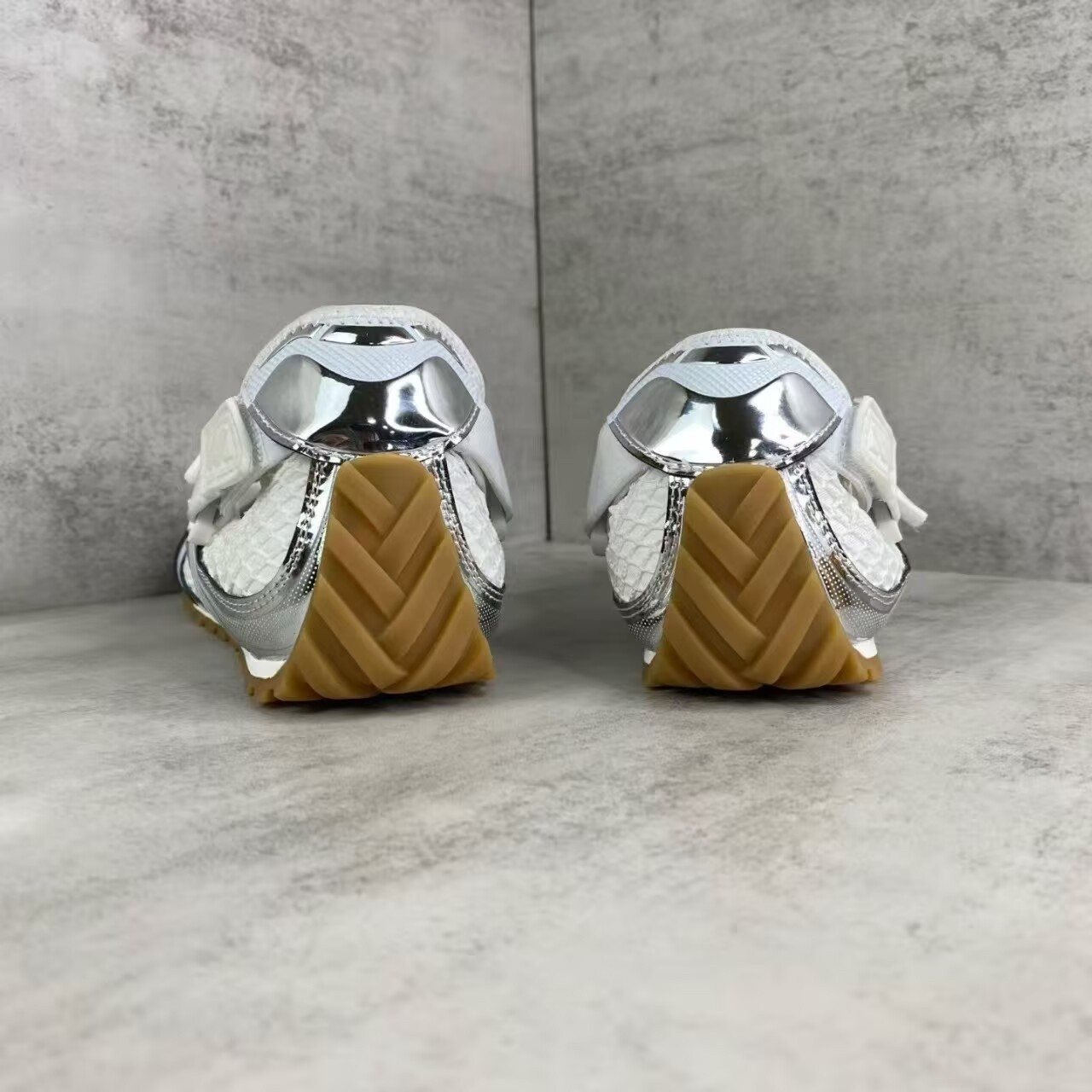 UA Bottega Veneta Orbit Flash Mary-Jane Sneaker