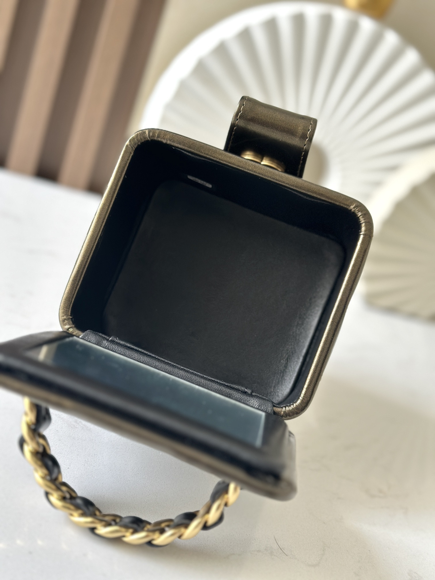 Chanel Vintage Cosmetic Bag 11x9.5x8.5cm